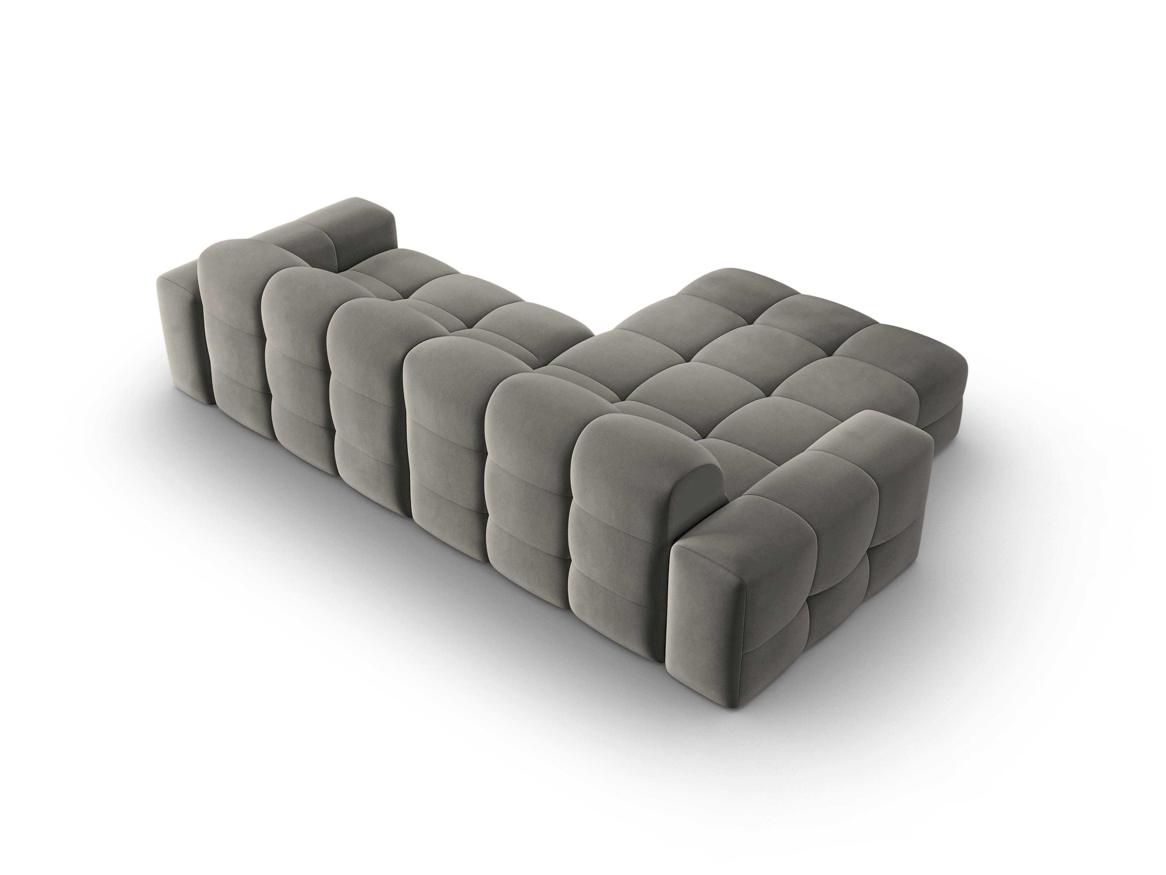 Narożnik lewostronny 4-osobowy KENDAL szary Micadoni Eye on Design