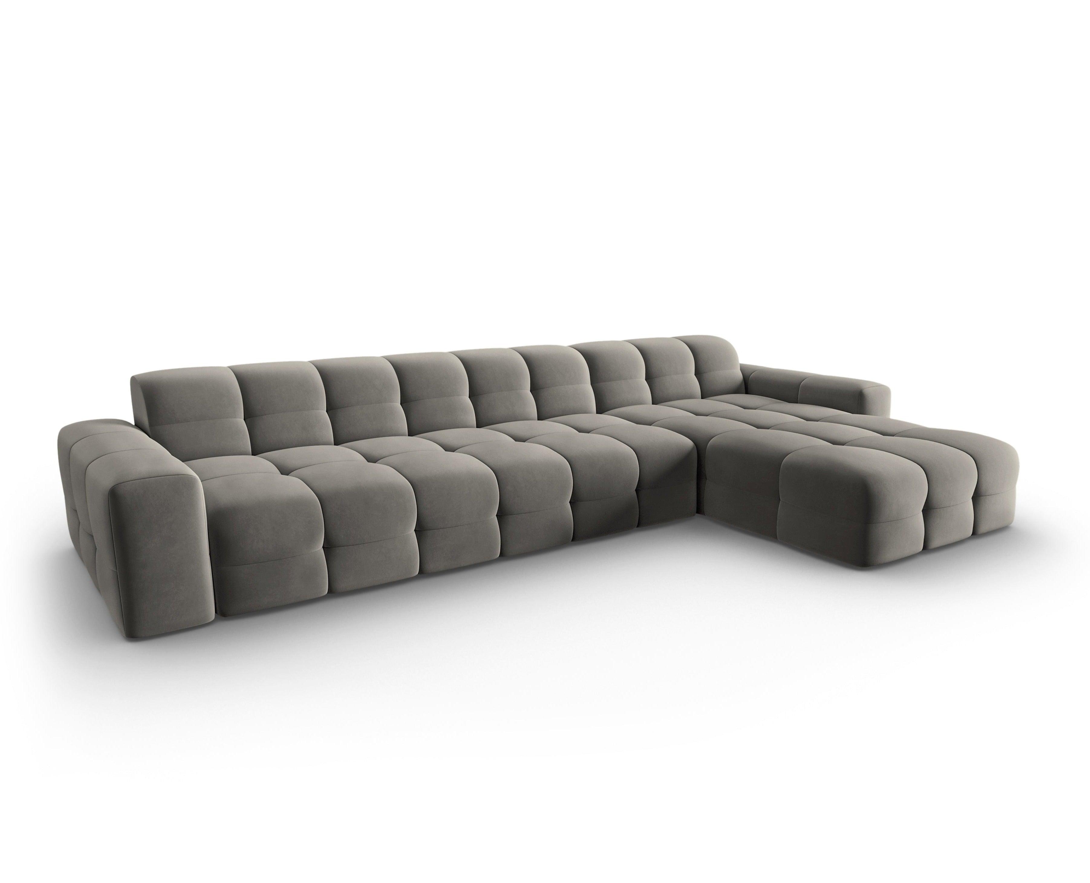 Narożnik prawostronny 5-osobowy KENDAL szary Micadoni Eye on Design