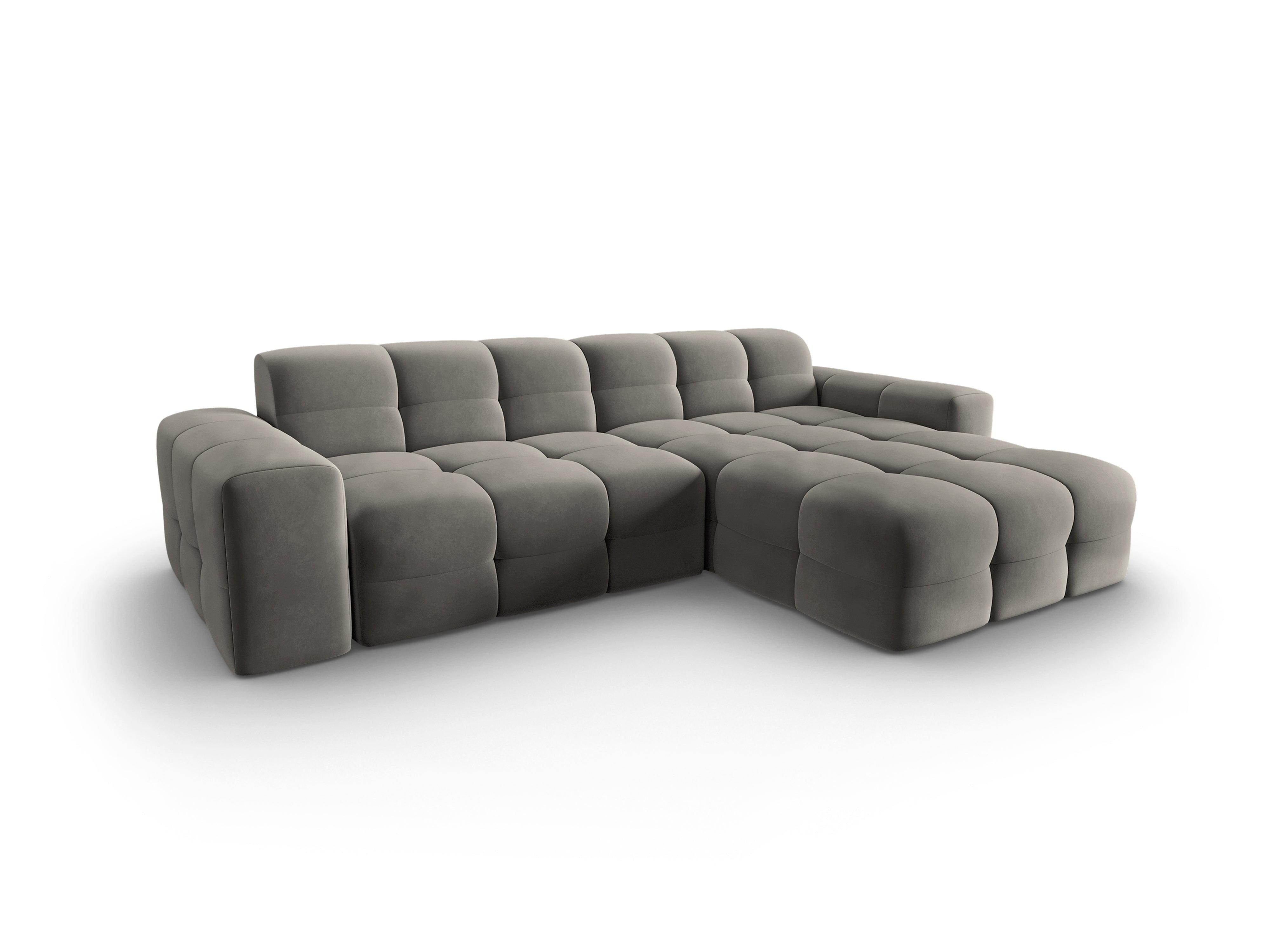 Narożnik prawostronny 4-osobowy KENDAL szary Micadoni Eye on Design