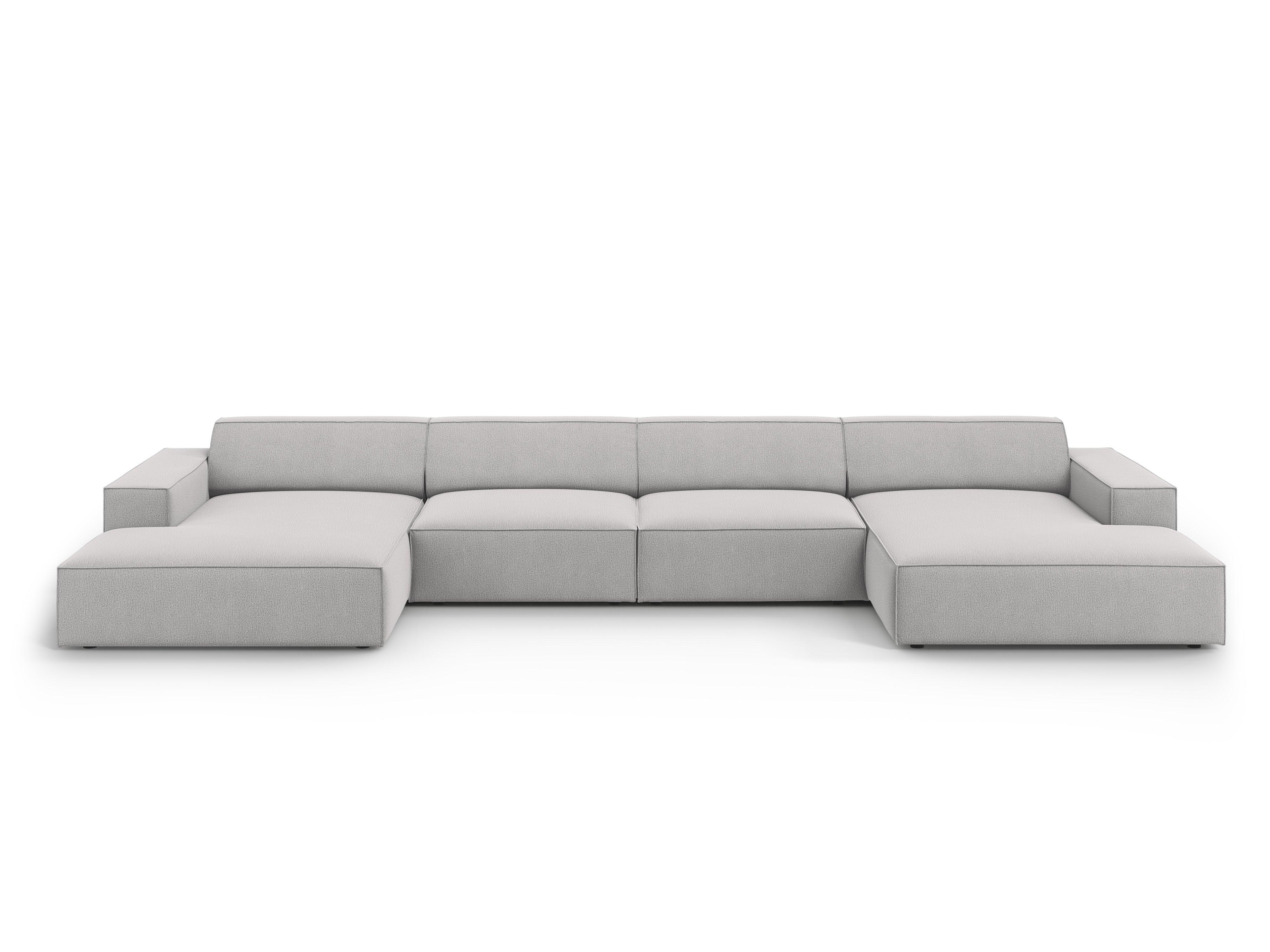 Sofa panoramiczna JODIE jasnoszary Micadoni Eye on Design
