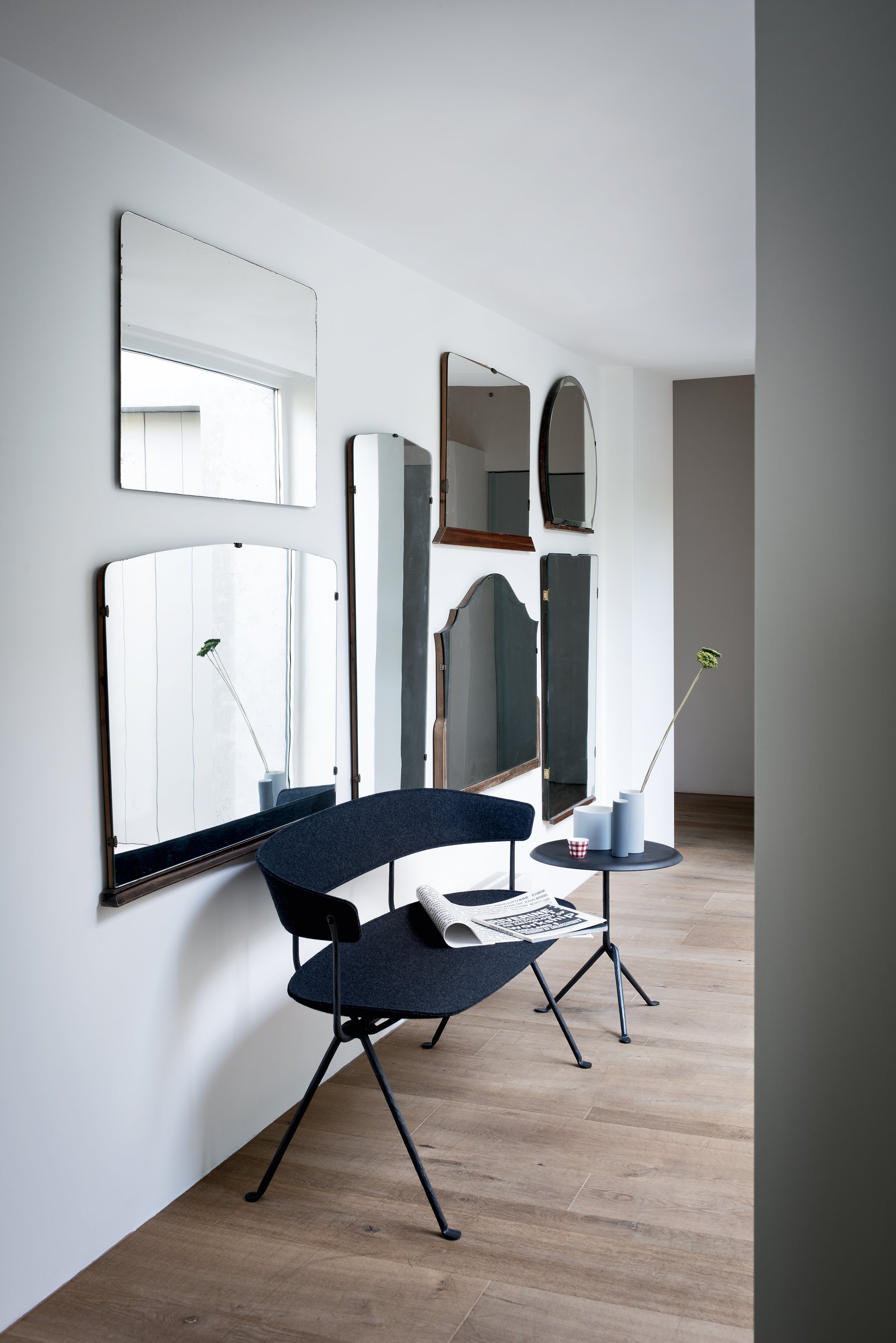 Ławka dwuosobowa OFFICINA DUETTO buk i metal Magis Eye on Design