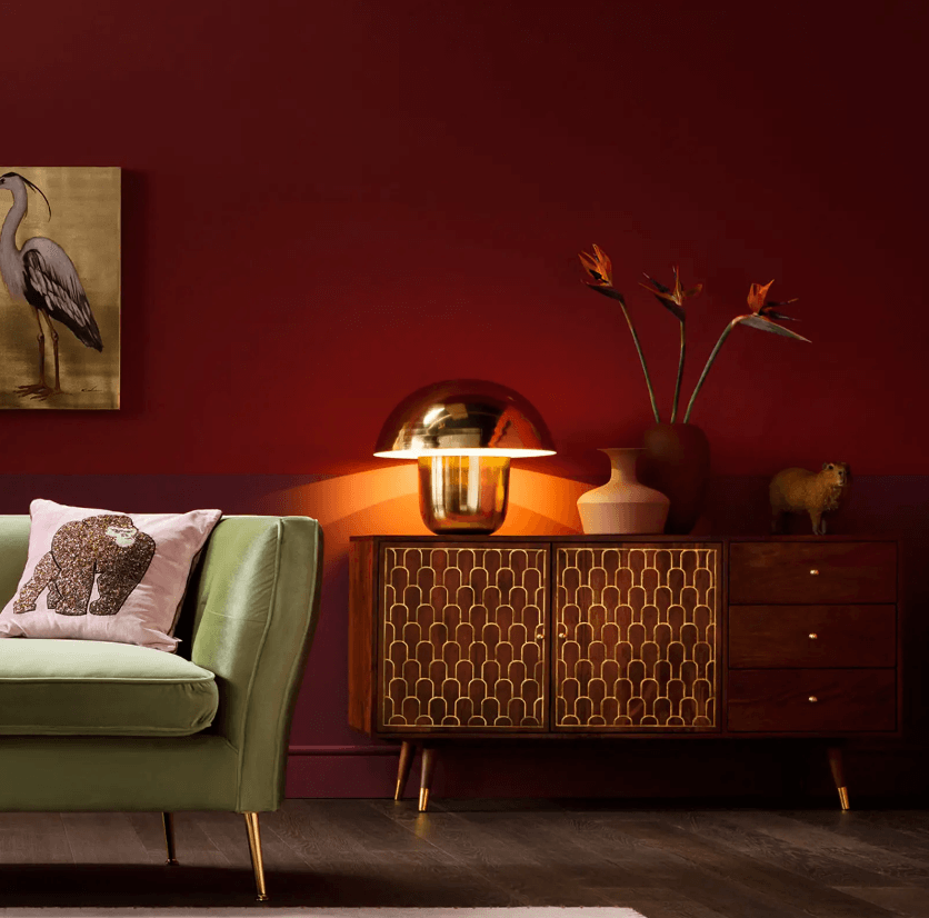 Lampa stołowa MUSHROOM złoty Kare Design Eye on Design