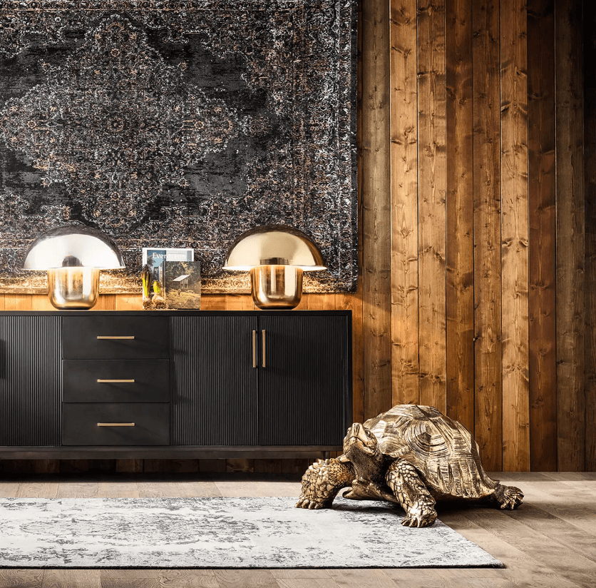 Lampa stołowa MUSHROOM złoty Kare Design Eye on Design