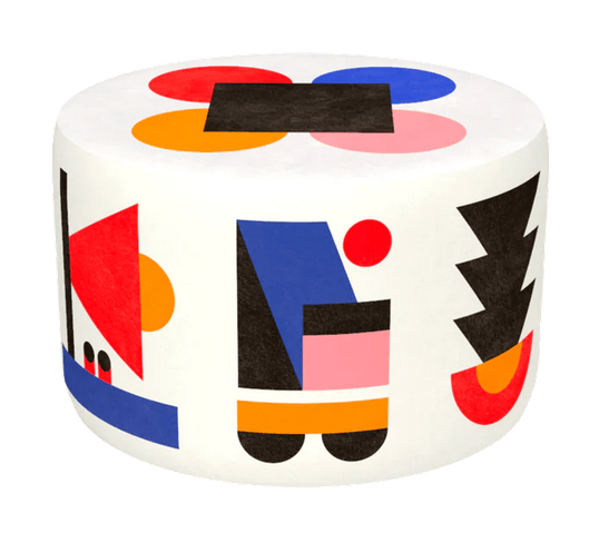 Puf HOME DESIGN biały Qeeboo Eye on Design