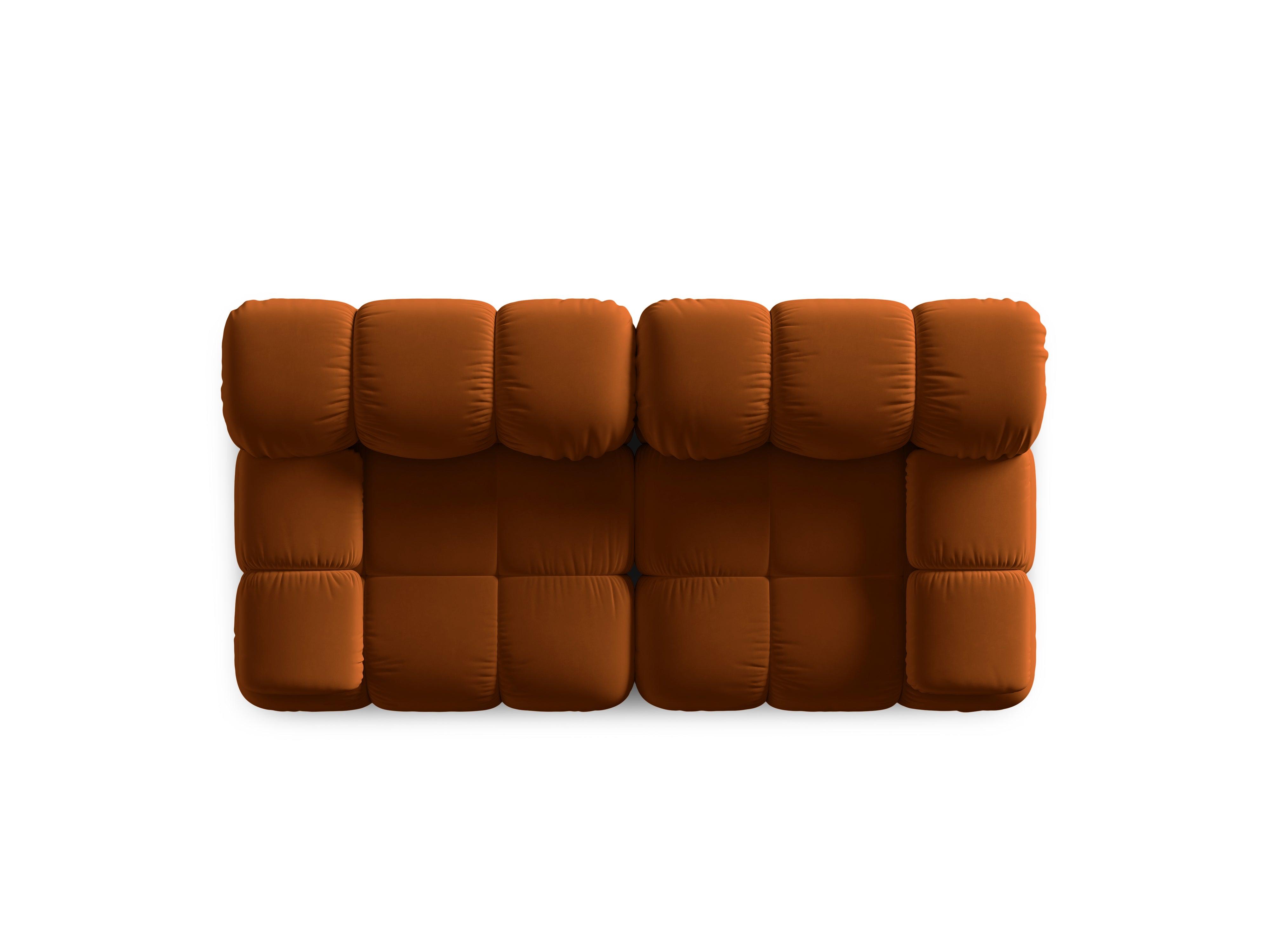 Sofa aksamitna 2-osobowa TROPEA terracotta Milo Casa Eye on Design