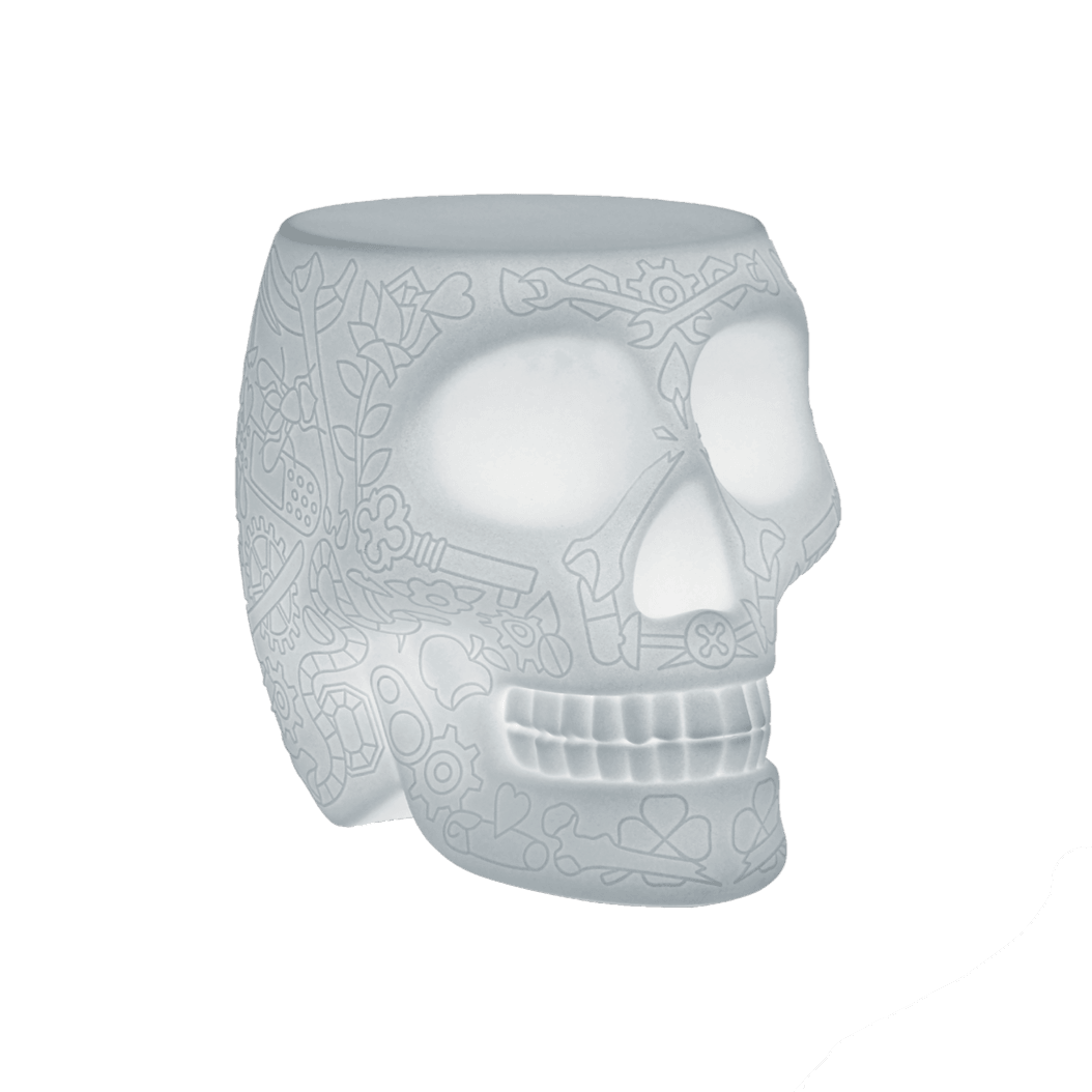 Stołek MEXICO LED biały Qeeboo Eye on Design