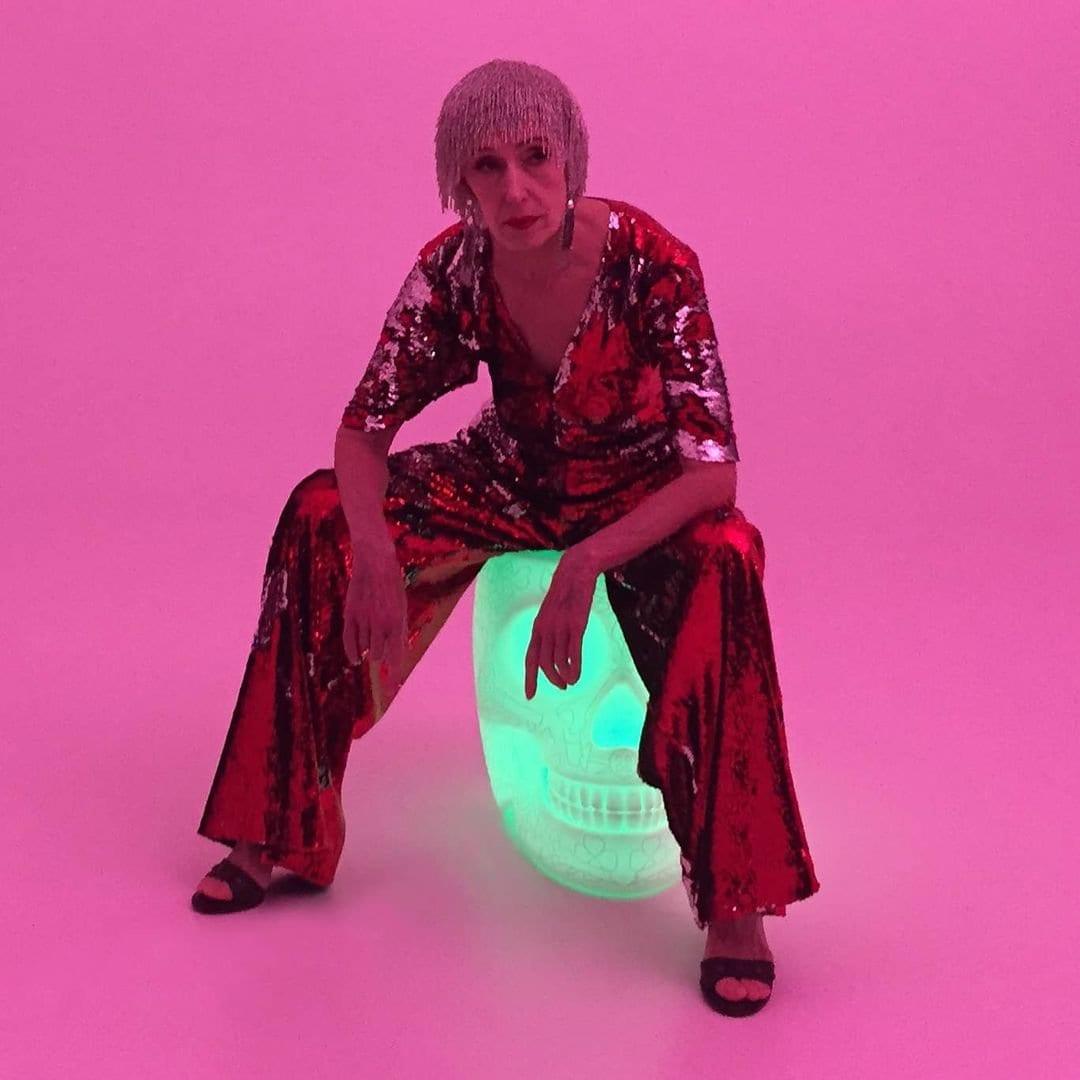 Stołek MEXICO LED biały Qeeboo Eye on Design