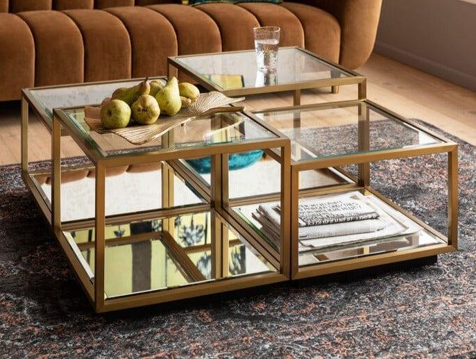 Stolik kawowy GLAM złoty Kare Design Eye on Design