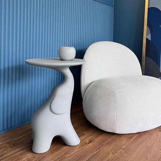 Stolik PAKO terakota Qeeboo Eye on Design
