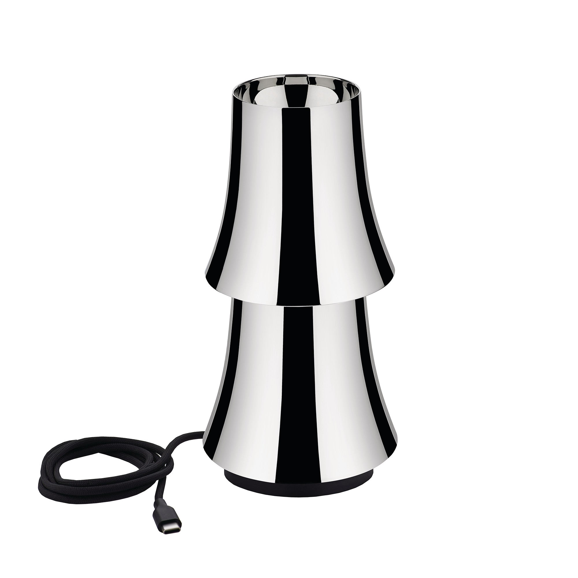 Prenosná LED lampa HALESIA z nehrdzavejúcej ocele