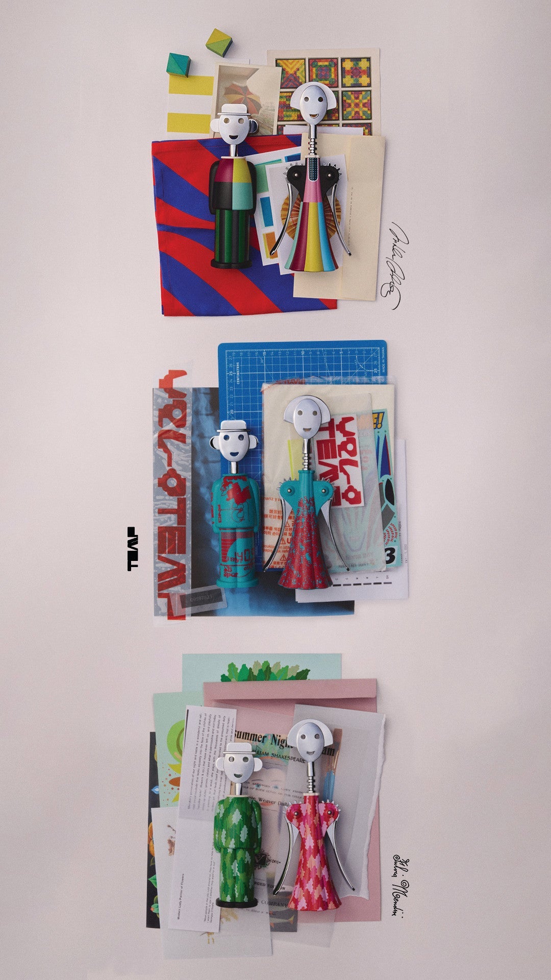 Otvorovač fliaš ANNA G. - ARBOREA červený s ružovým