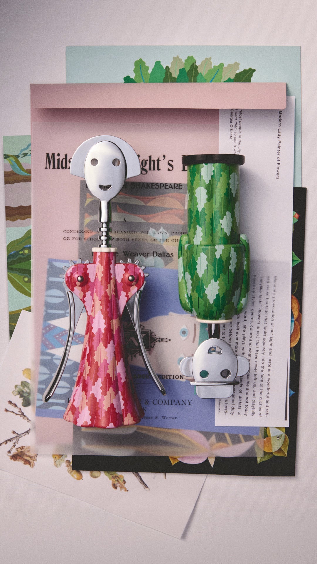 Otvorovač fliaš ANNA G. - ARBOREA červený s ružovým