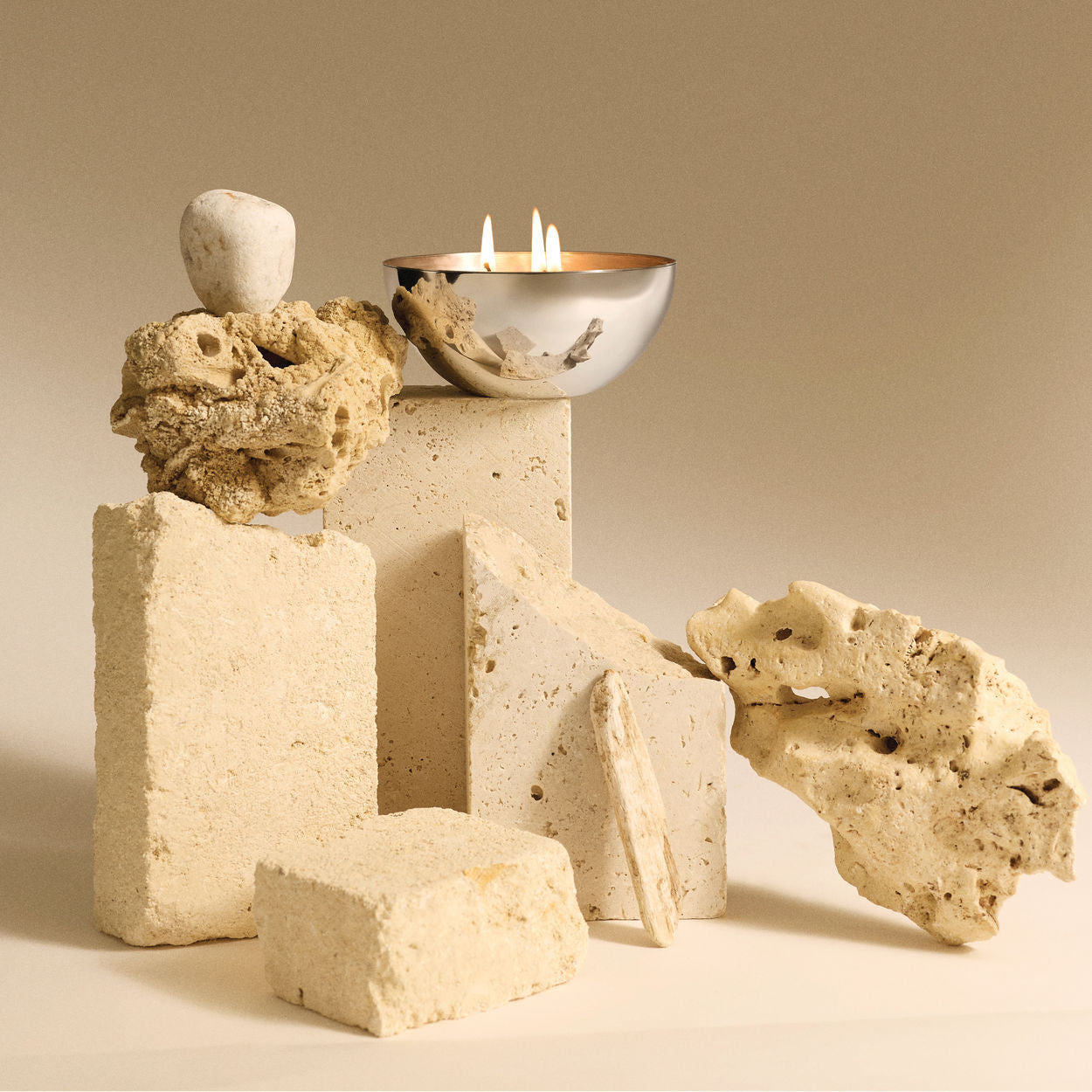 ROCC Candle Holder Stainless Steel