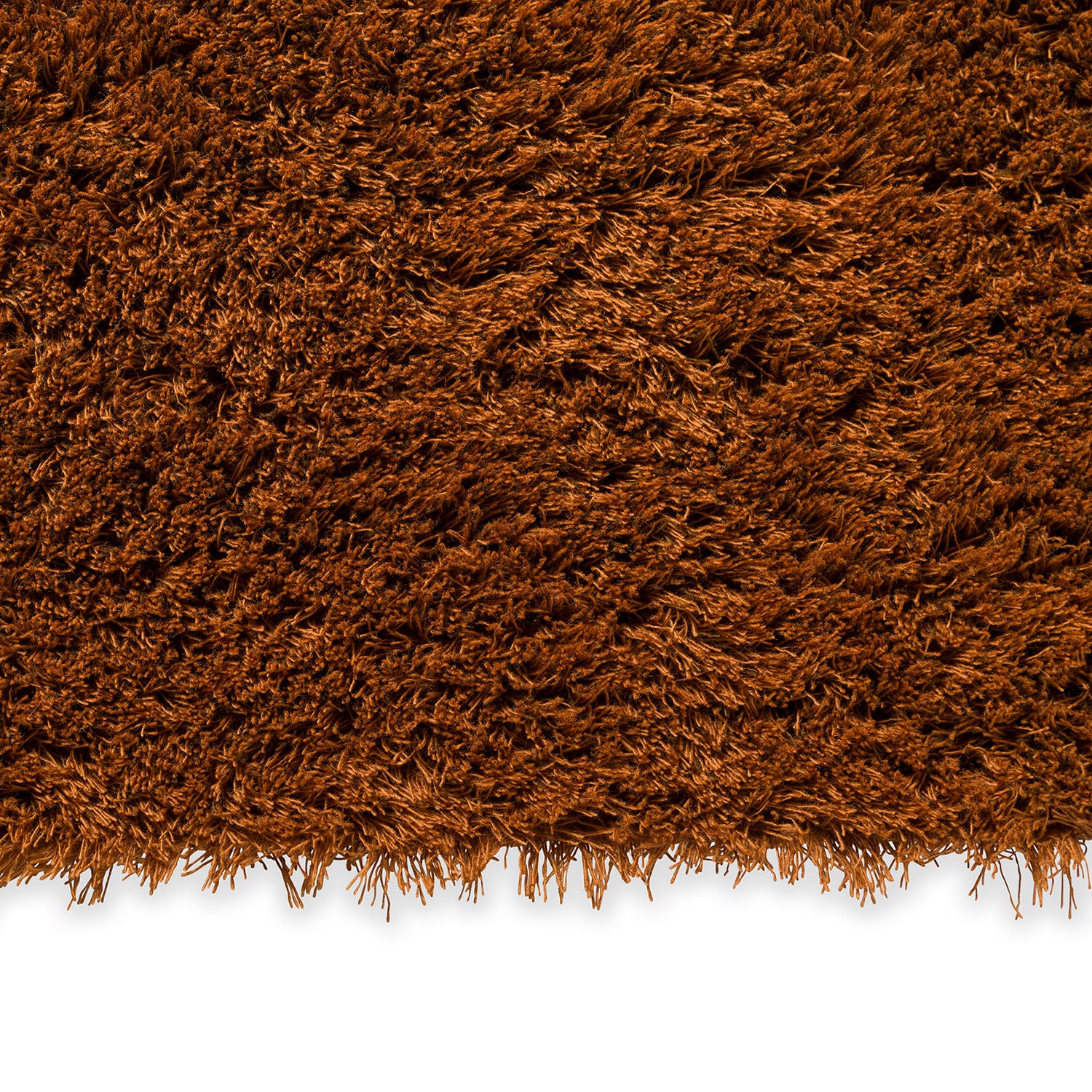 Dywan SHADE HIGH rudo-brązowy z długim włosiem