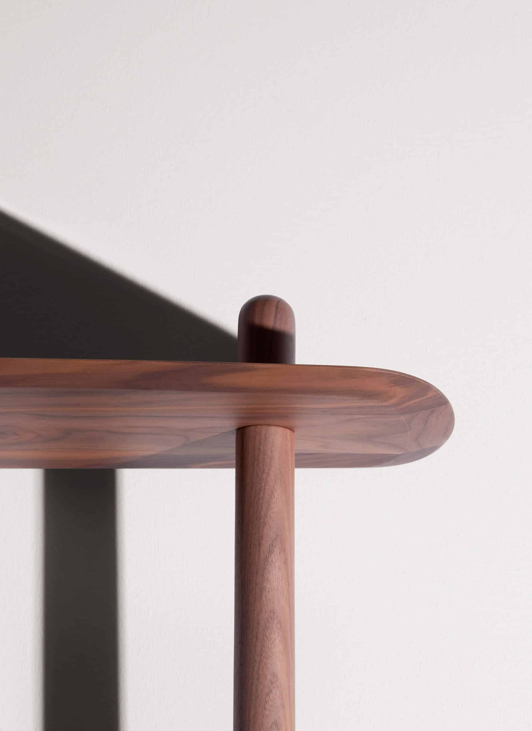 Regál UNICA - KONFIGURÁCIA 04 orechový dyha