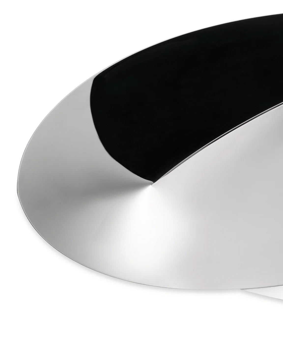 Octave bread basket polished steel