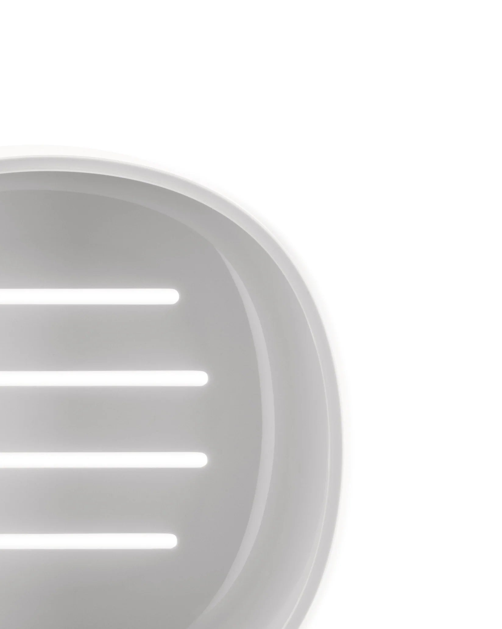 Shelf with suction cup Birillo White