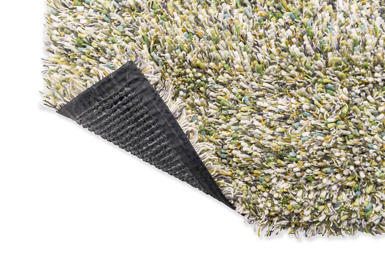 Koberec s dlhým vlasom SPRING svetlozelený