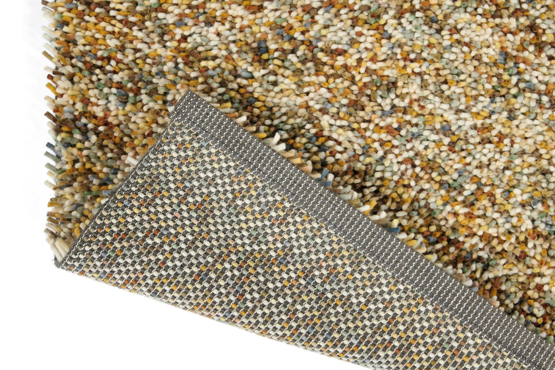 Koberec POP ART oranžový s dlhým vlasom