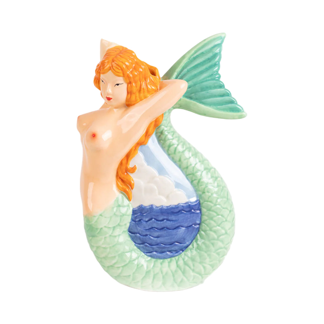 MERMAID JUG ceramic pitcher