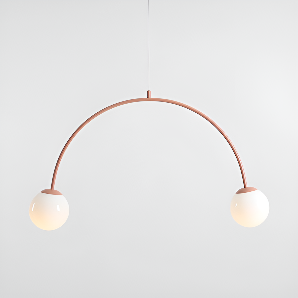 Závesná lampa UNA koralová