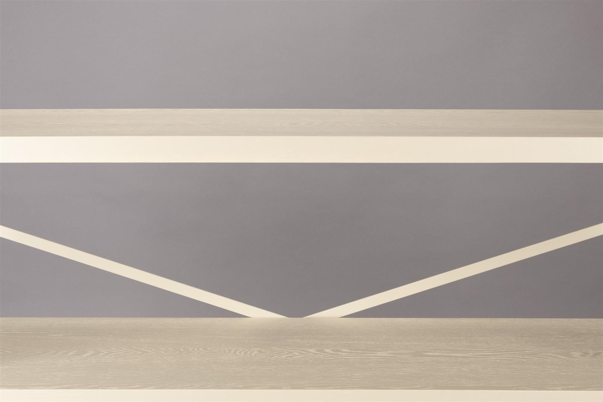 Regál IRON krémový