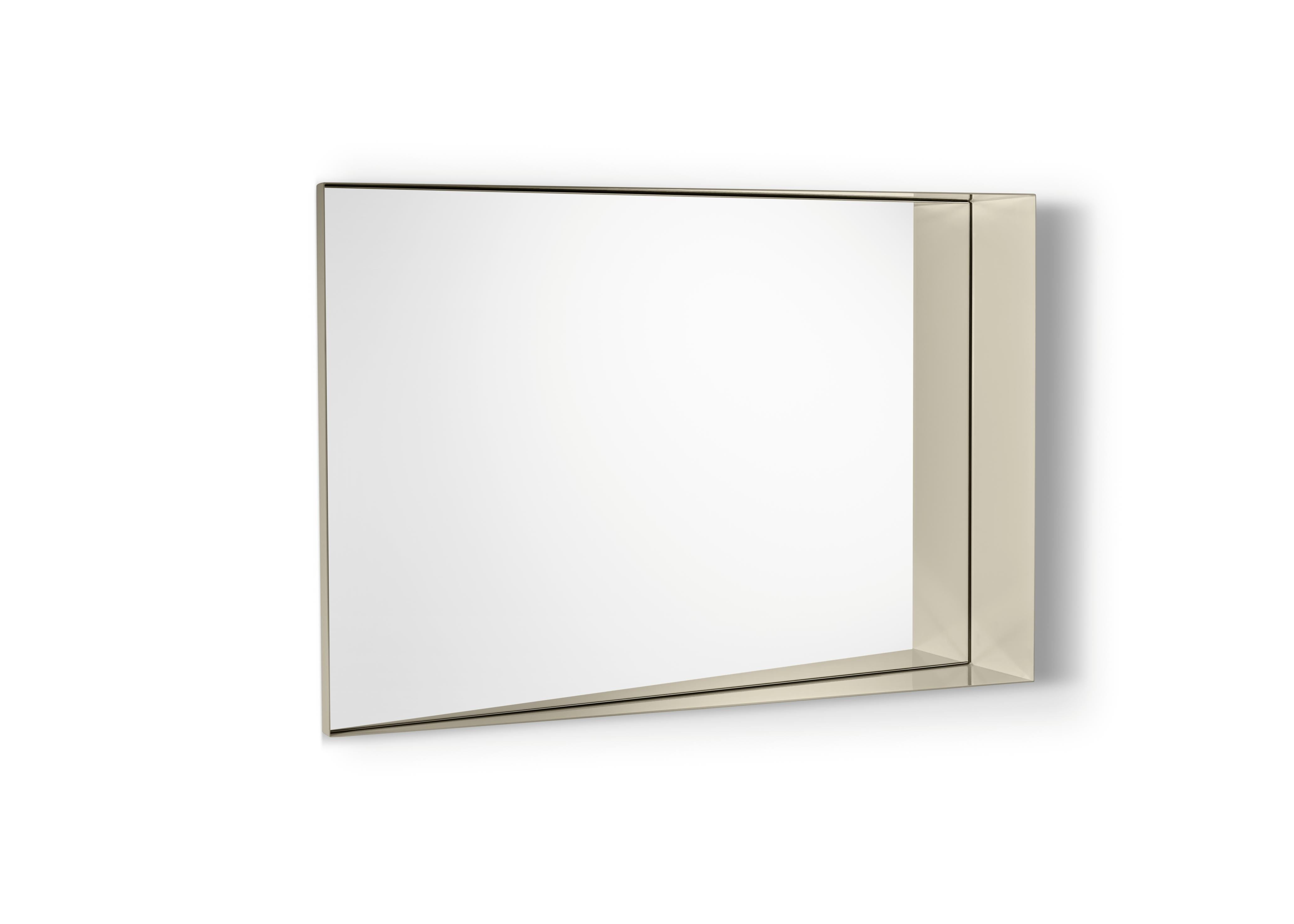 BEAK wall mirror beige