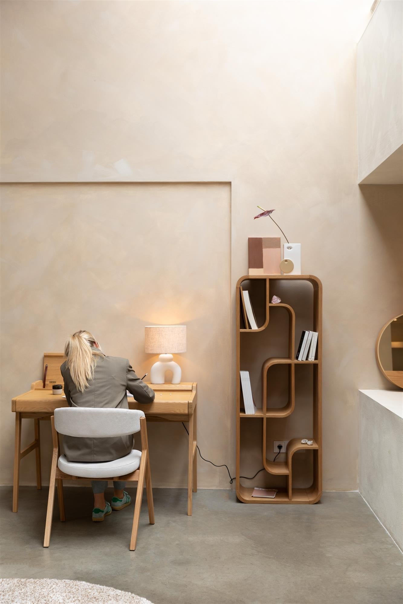 Stolná lampa BIBI biela