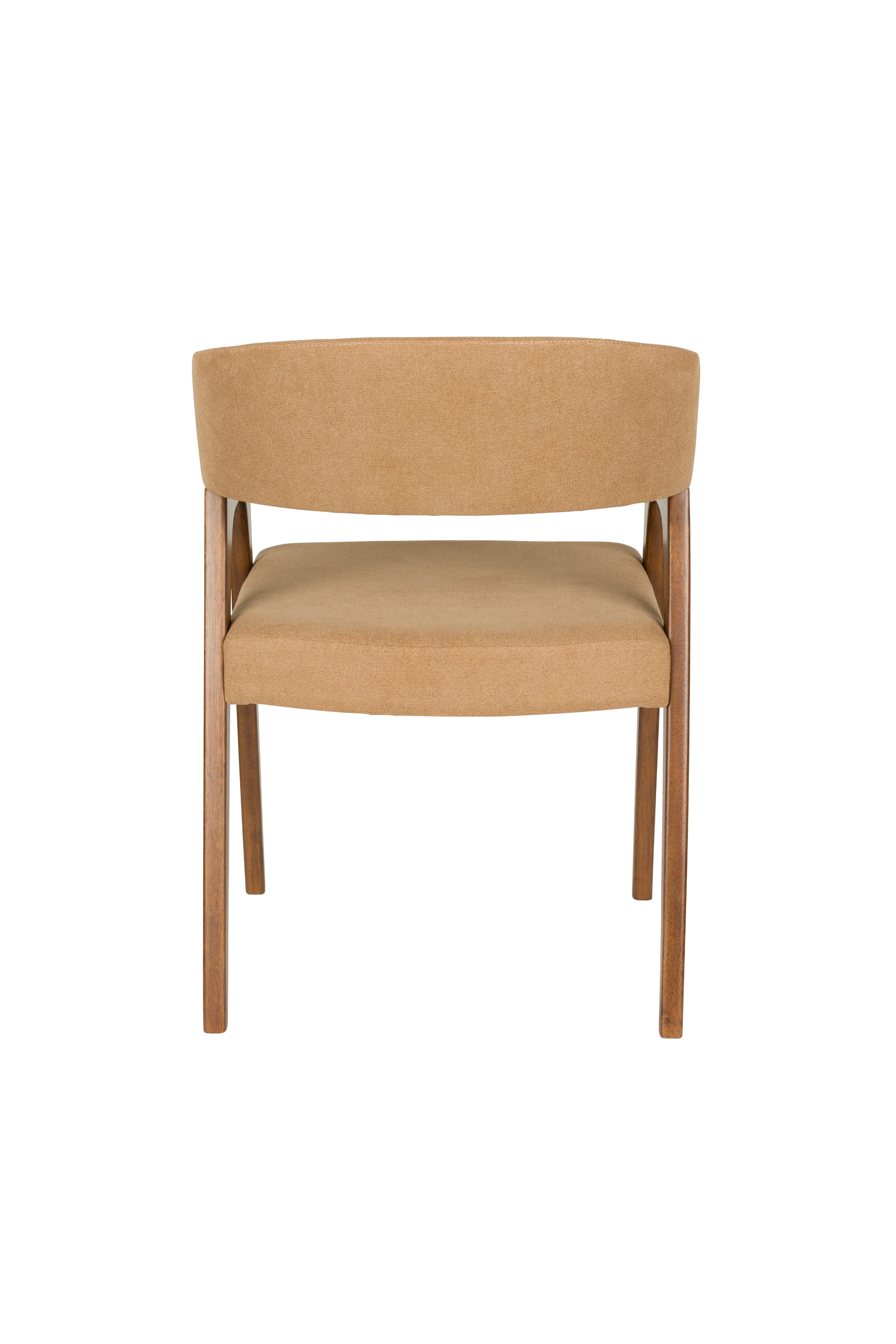 ADAMELLO chair beige with wooden base