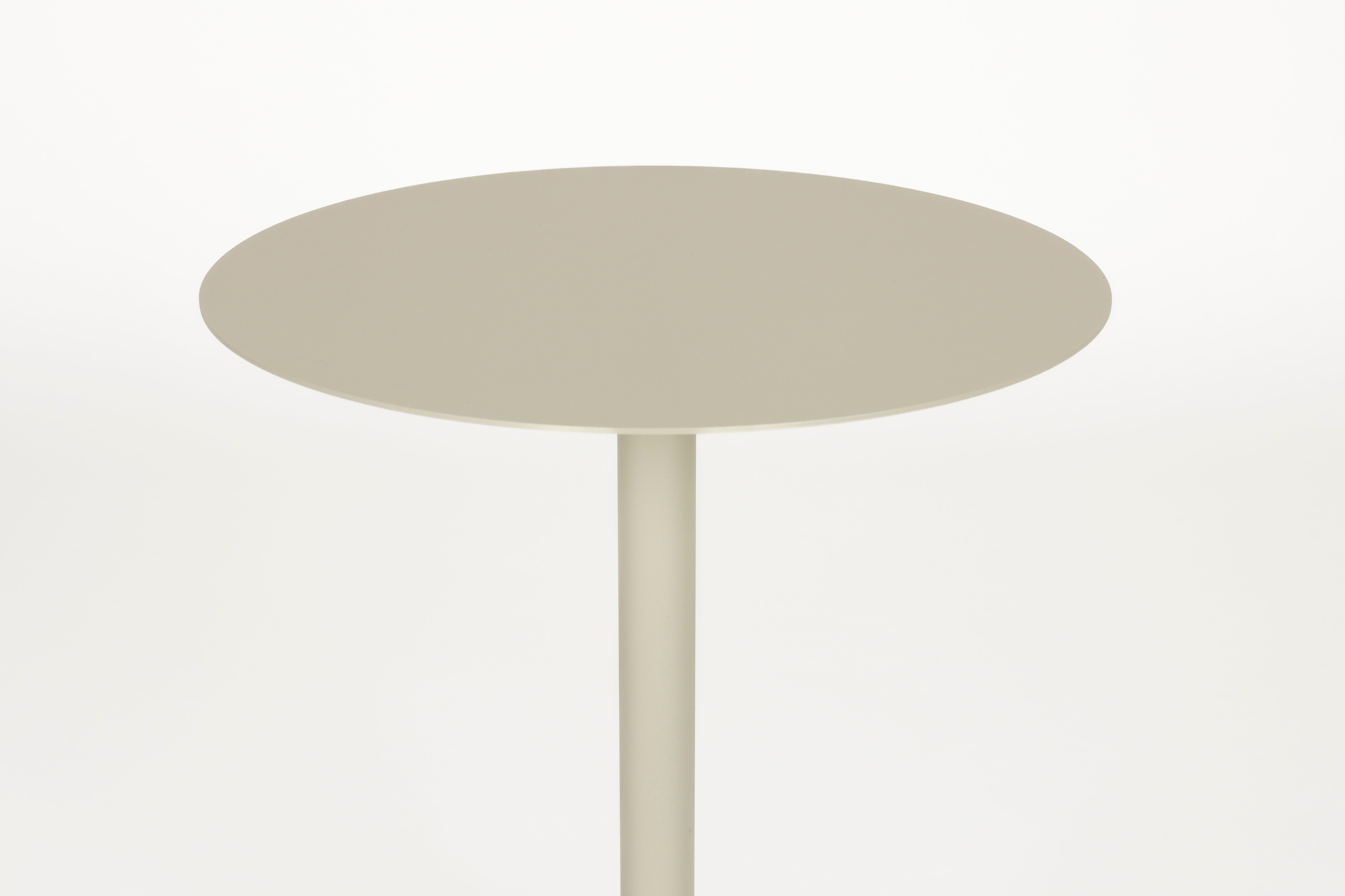 SNOW beige side table