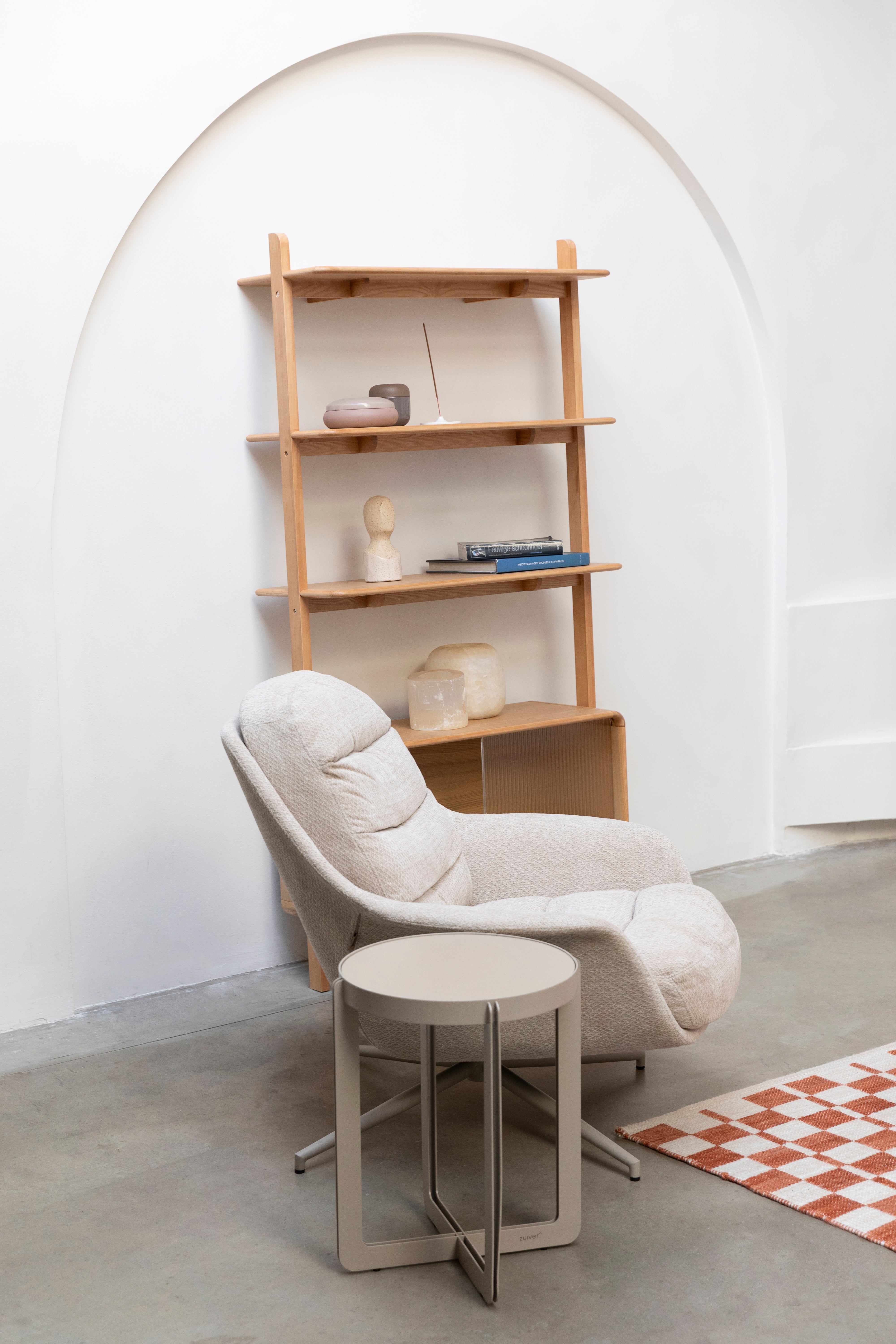 PHILLY Beige Armchair