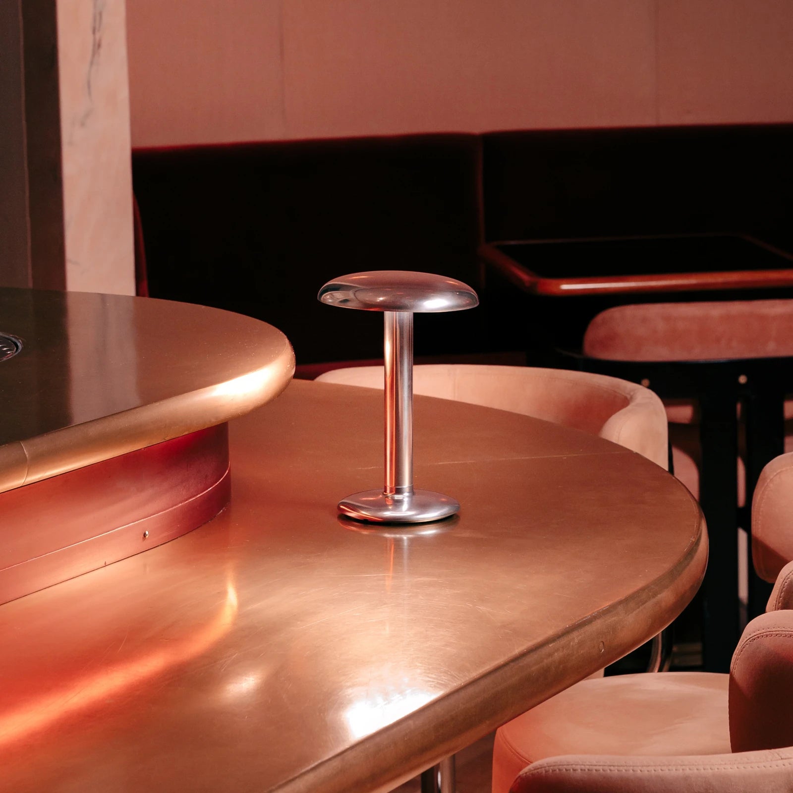 Prenosná lampa GUSTAVE RESIDENTIAL strieborná