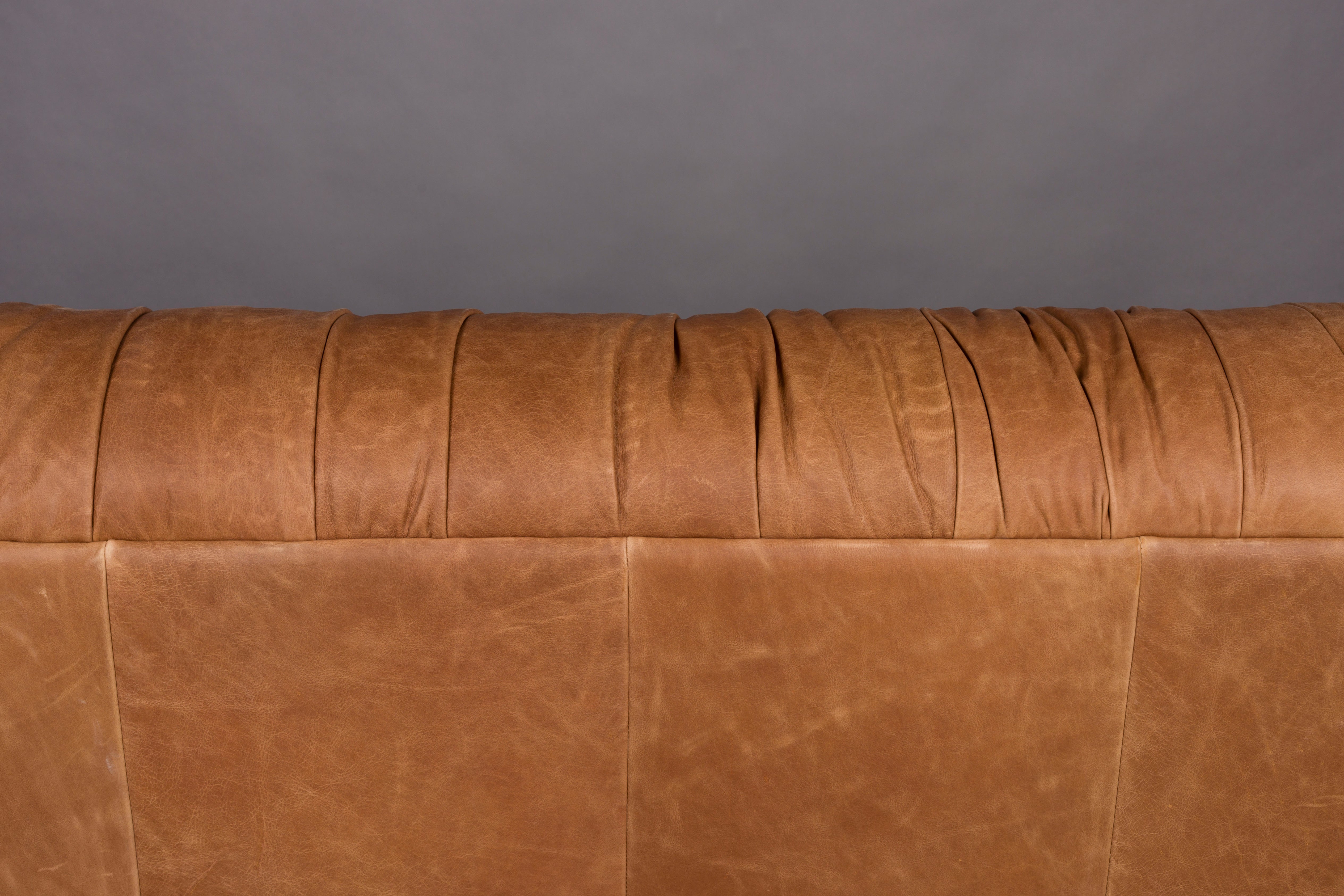 DOUGLAS sofa cognac leather