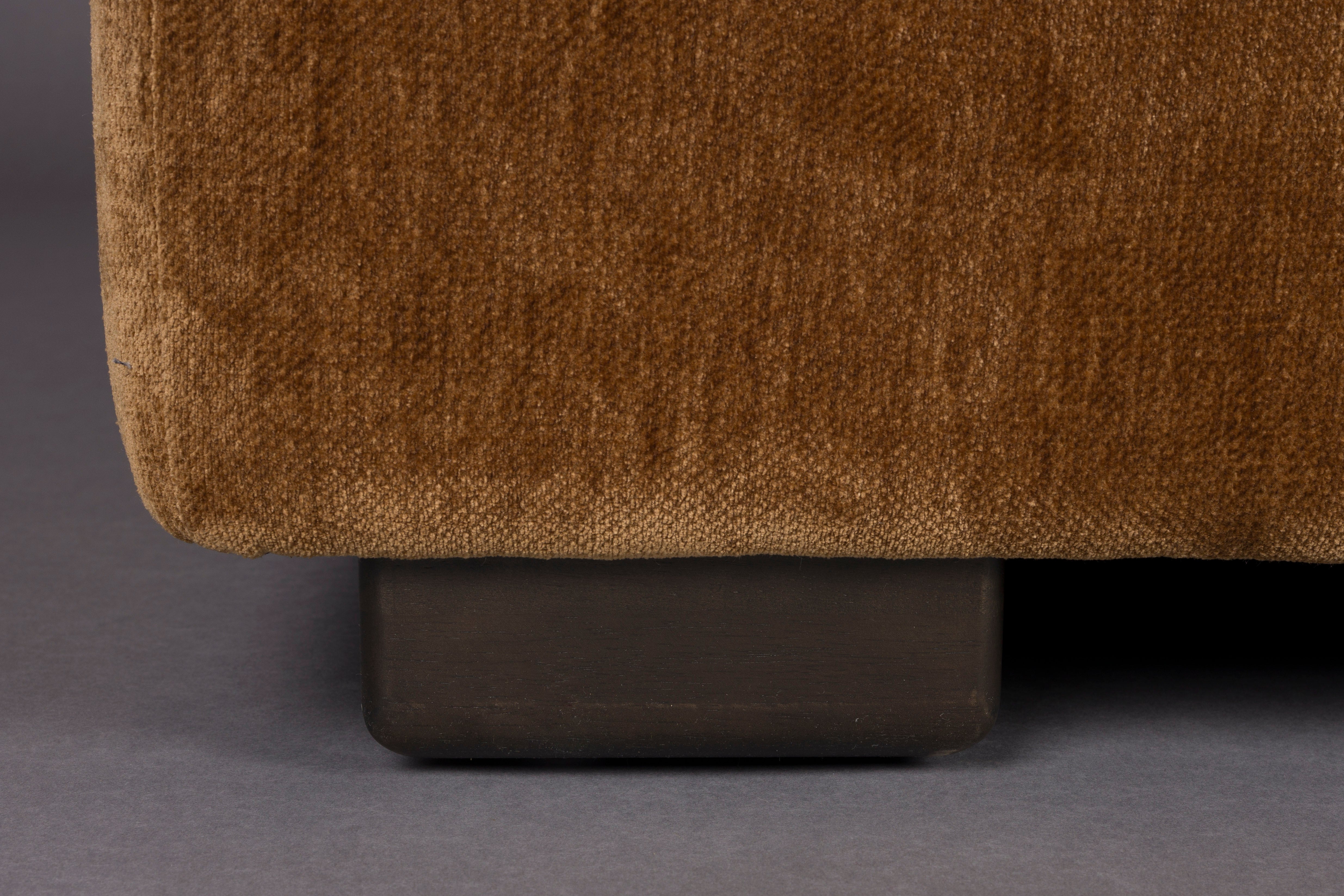 DOUGLAS sofa in cognac velvet