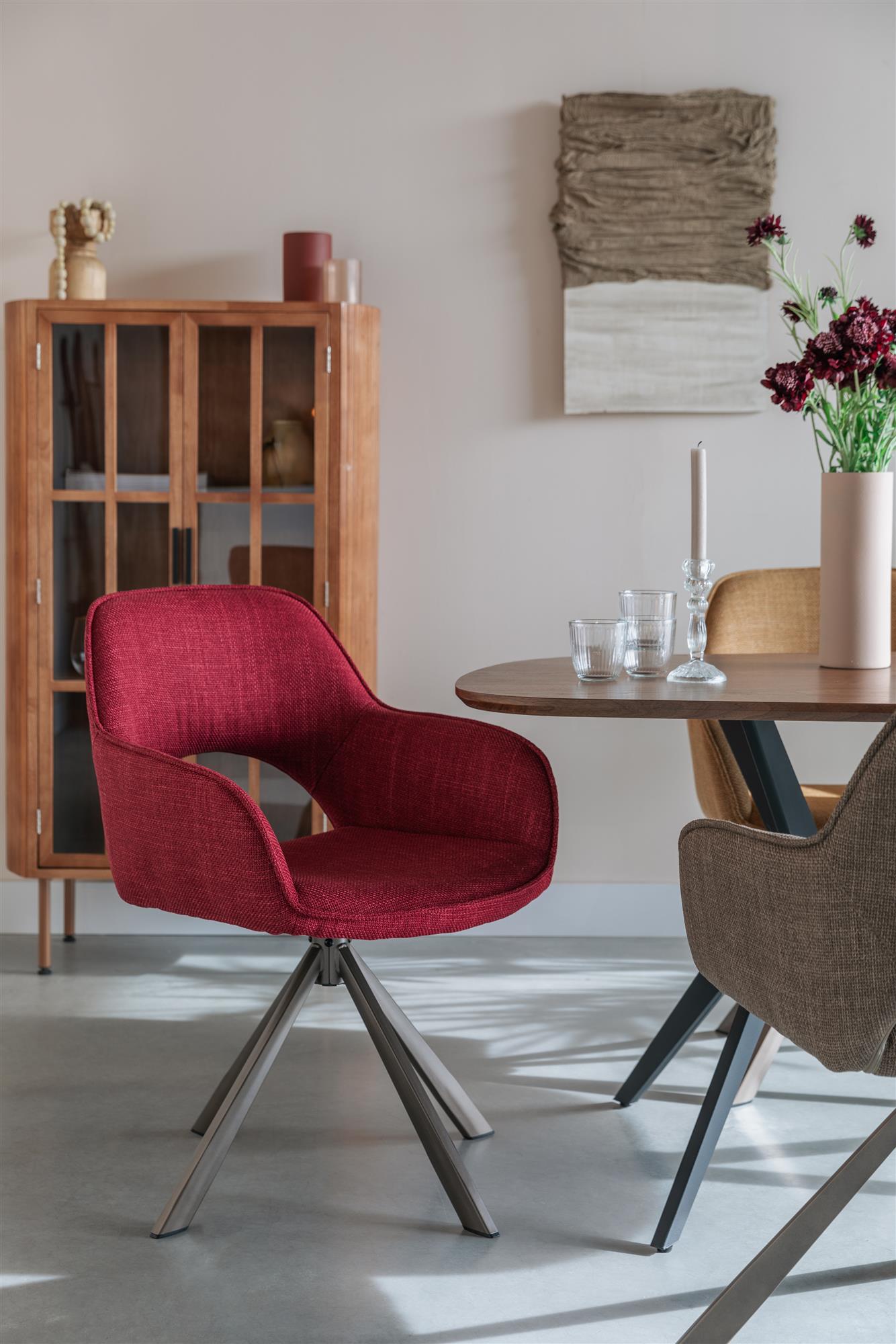 TOYE chair burgundy