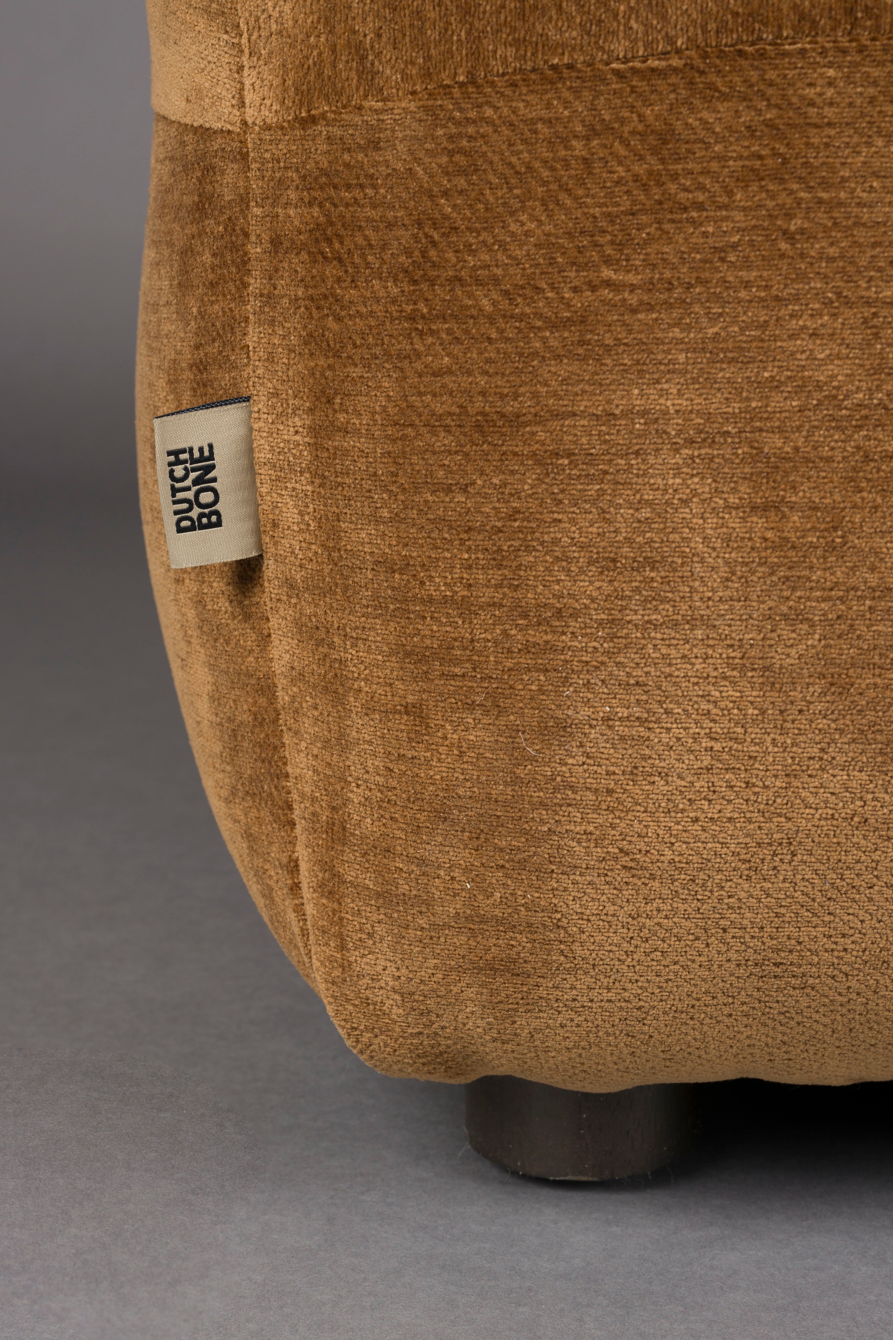 Puf HACKMAN koniakový zamat