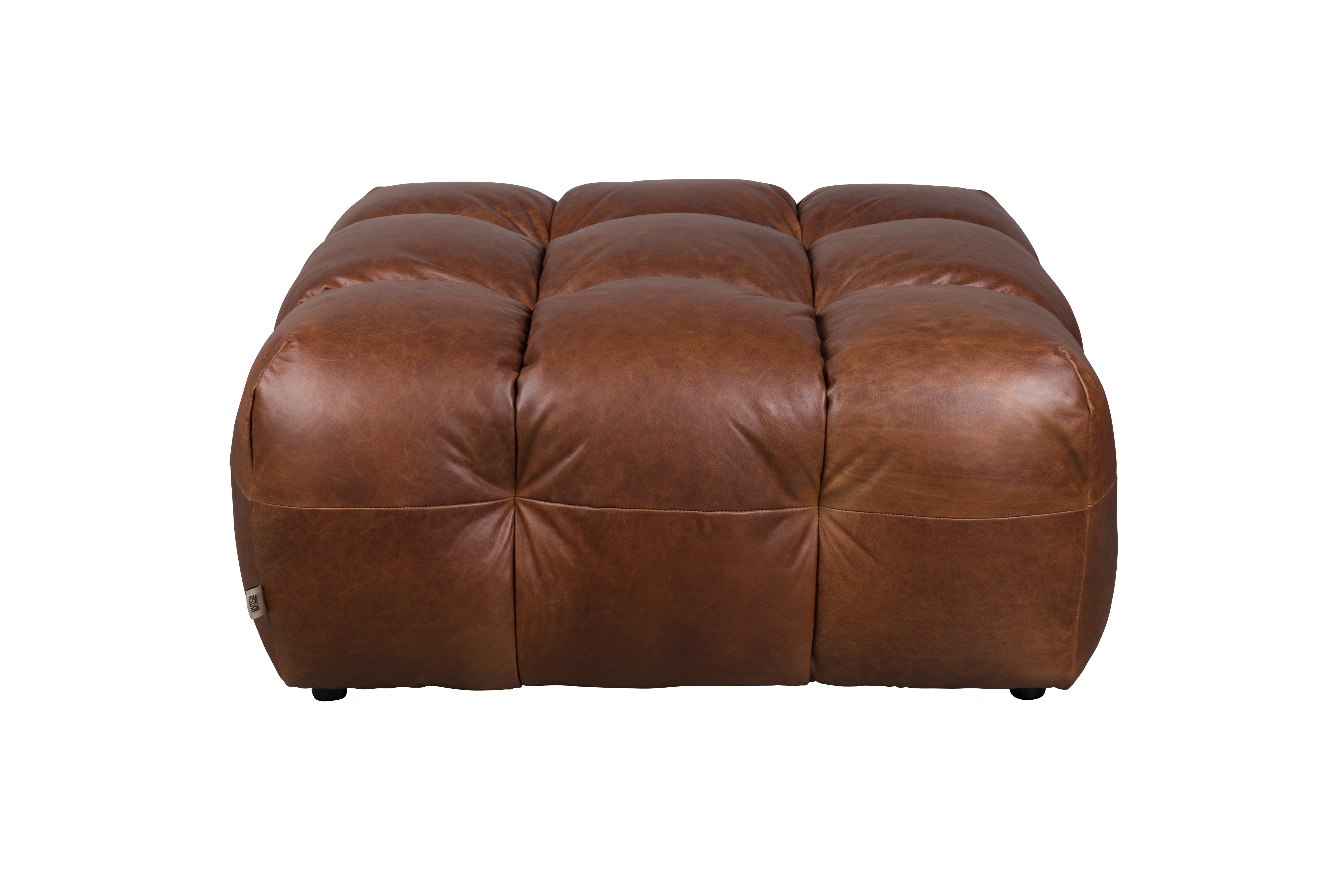 HACKMAN Puff chocolate leather