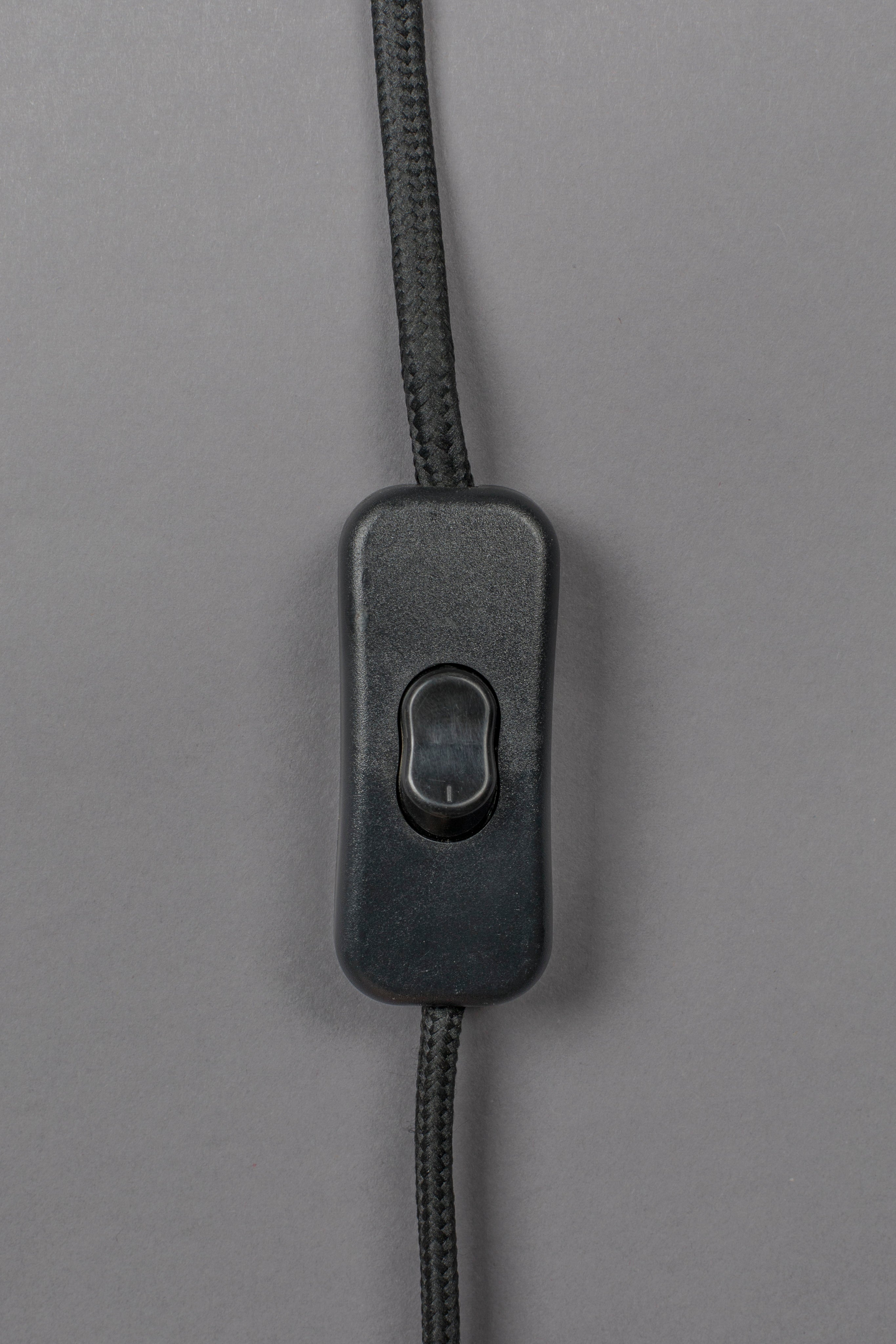 Stolná lampa JULES červená s hnedým podstavcom