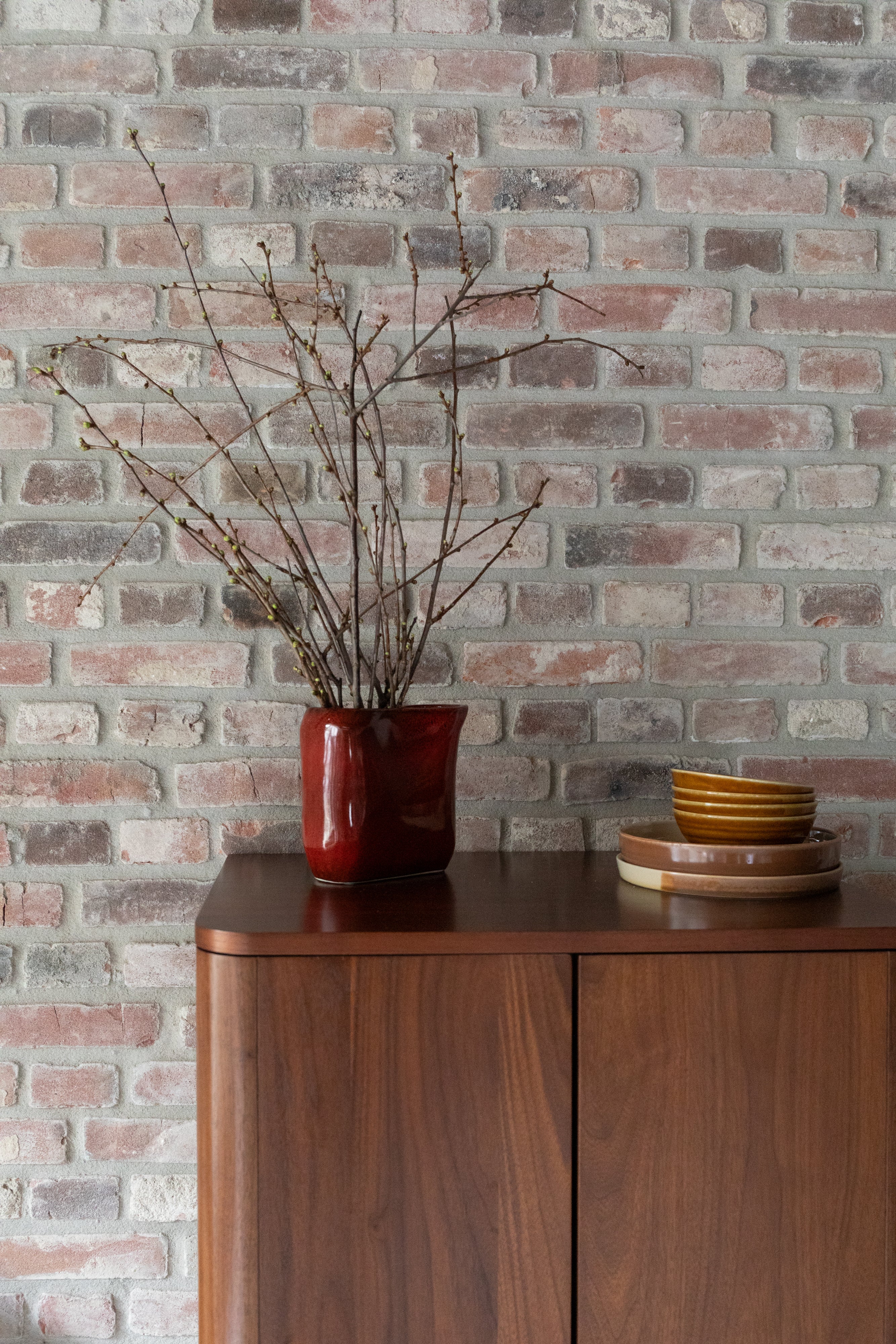 Váza EDNA červená