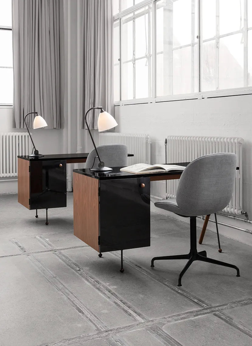 BESTLITE BL2 table lamp chrome with black shade