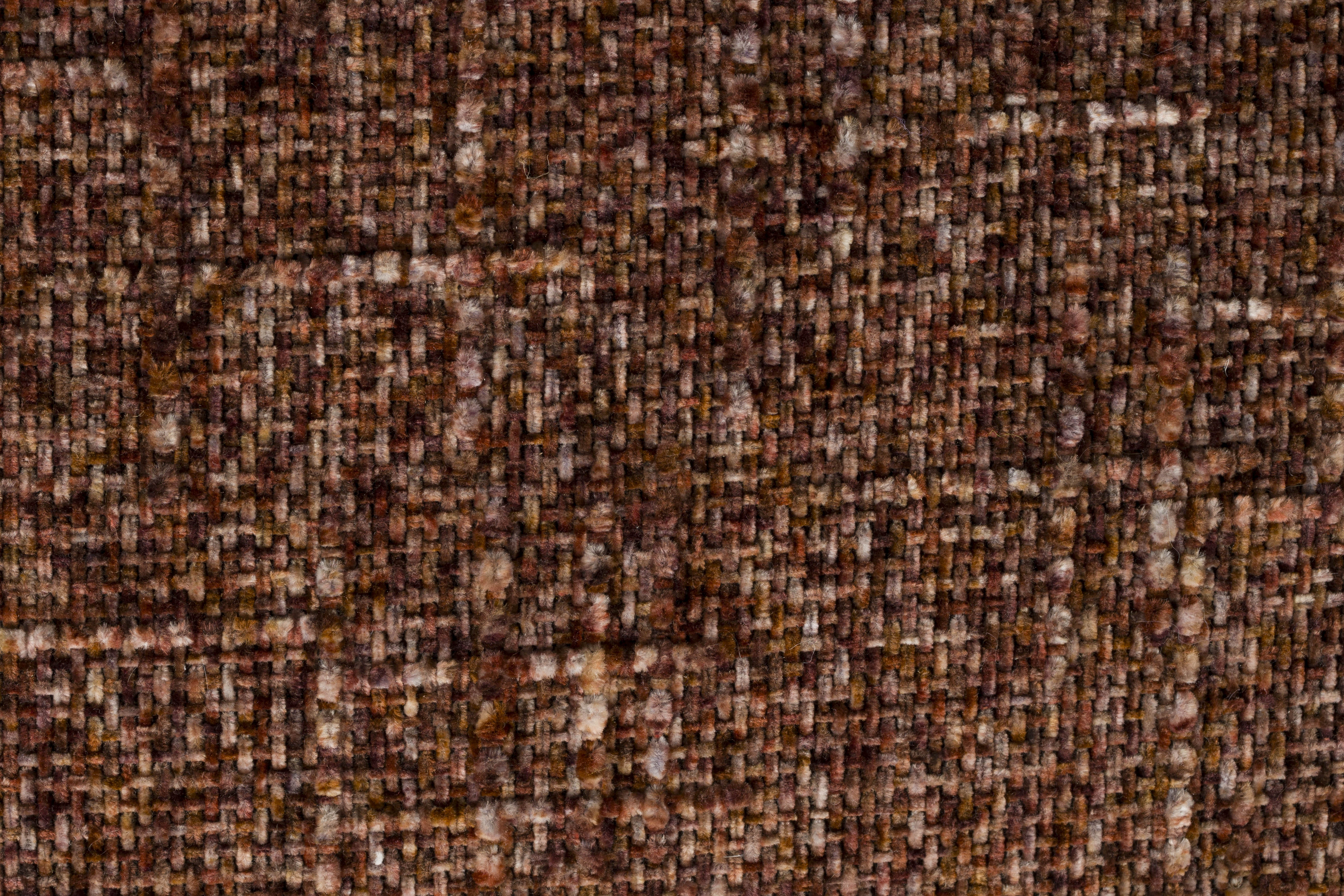 Fotel KENT bordový s červenou