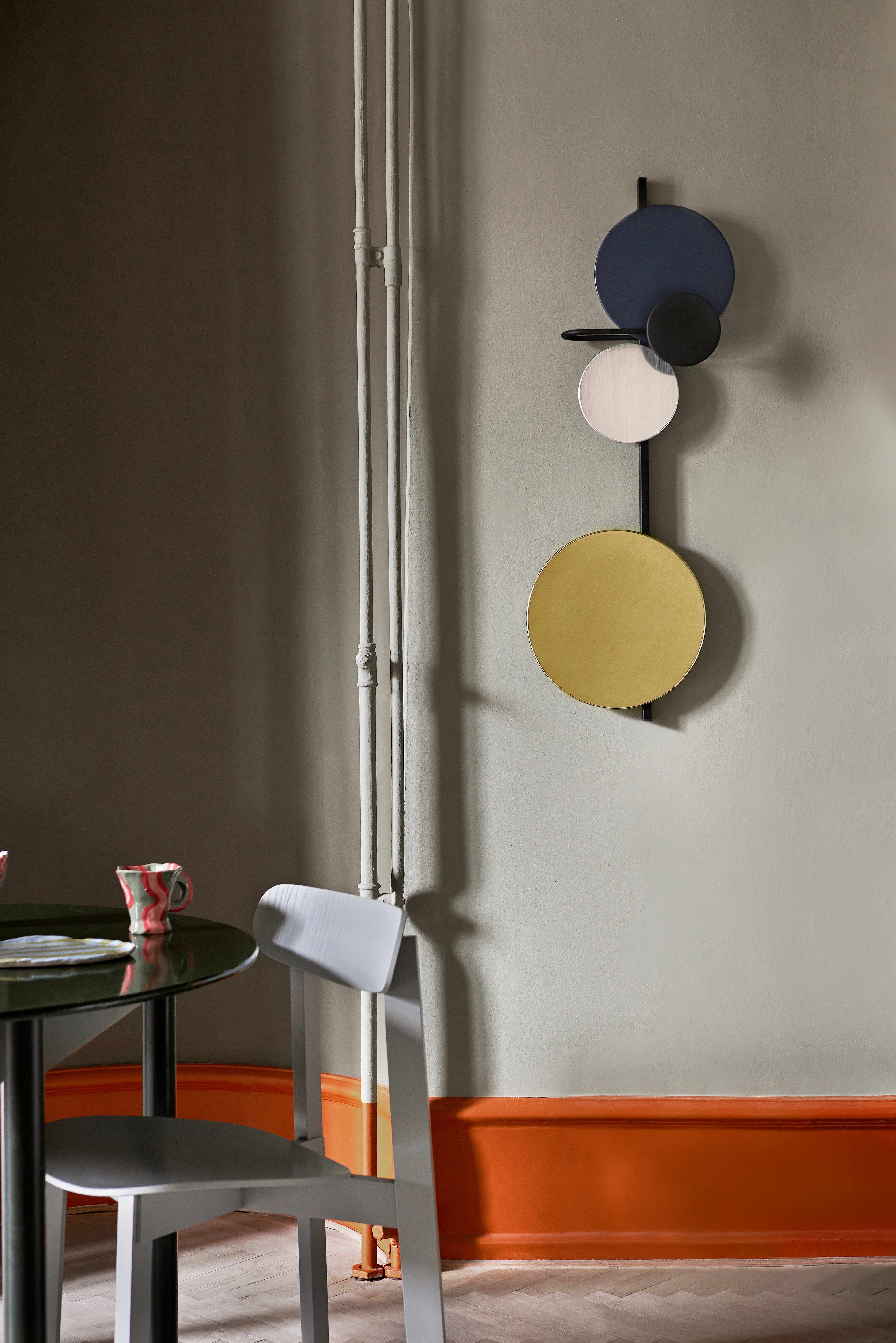 Nástenná lampa PLANET tmavomodrá