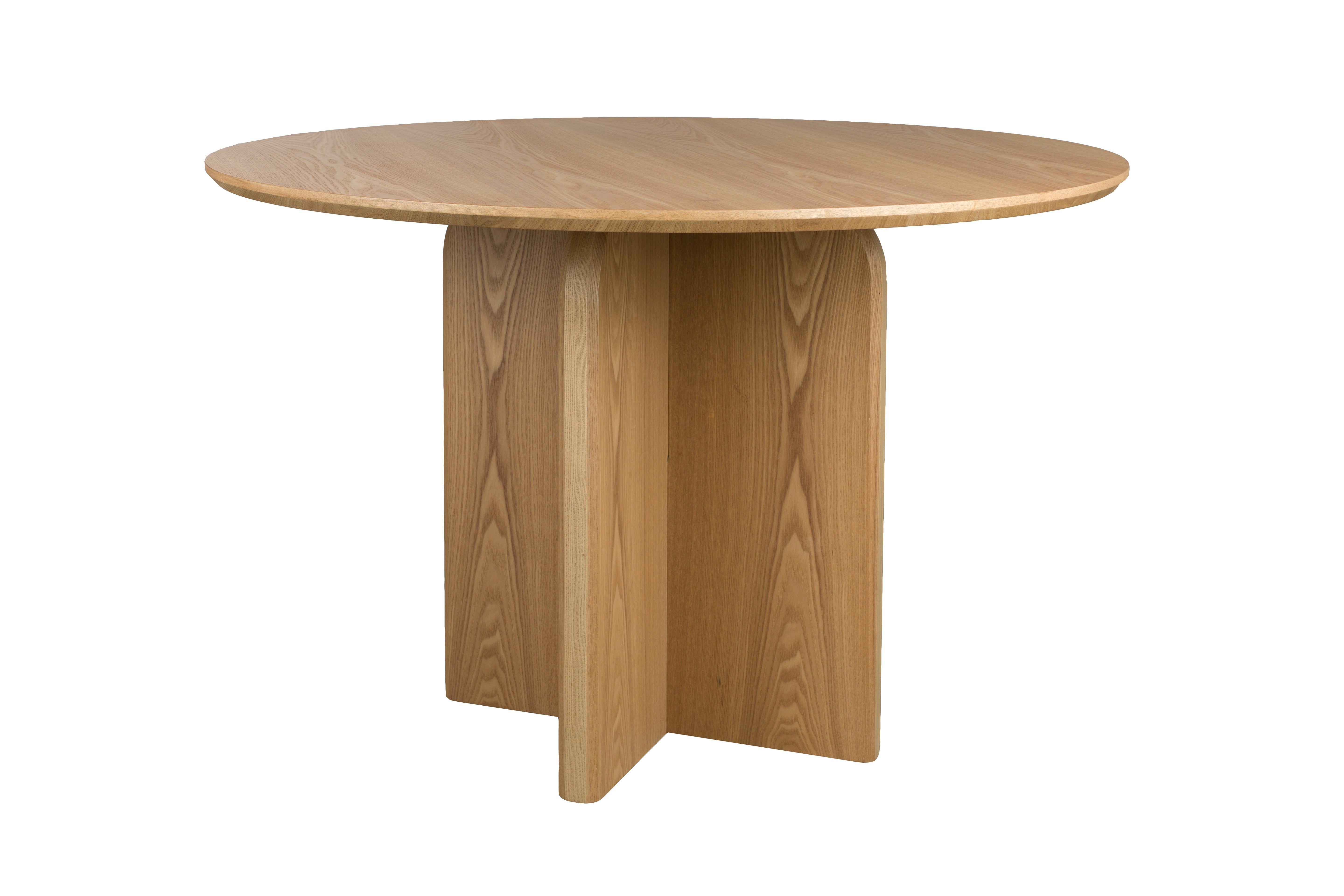 Okrúhly stôl LAURENT svetlohnedý