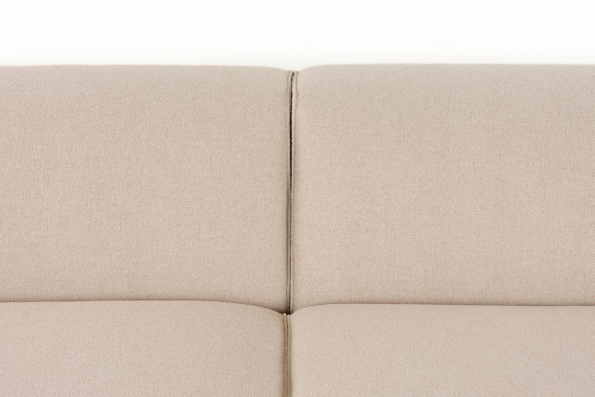 Sofa 3-osobowa MILKA piaskowy lewostronny – ujęcie 4