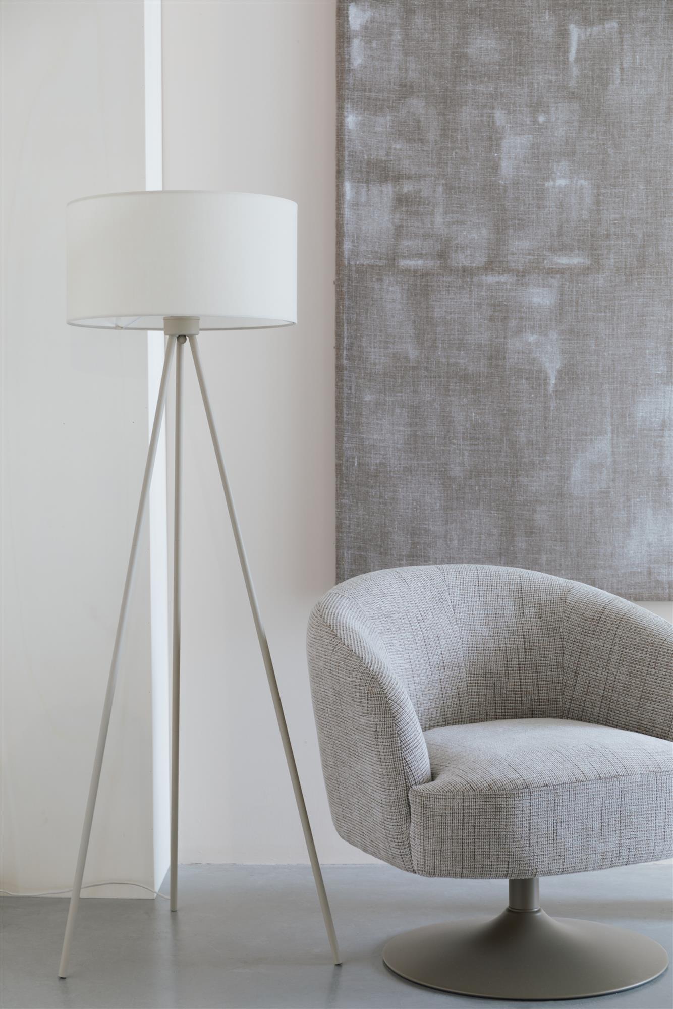 Stojaca lampa trojnožka SUSIE béžová