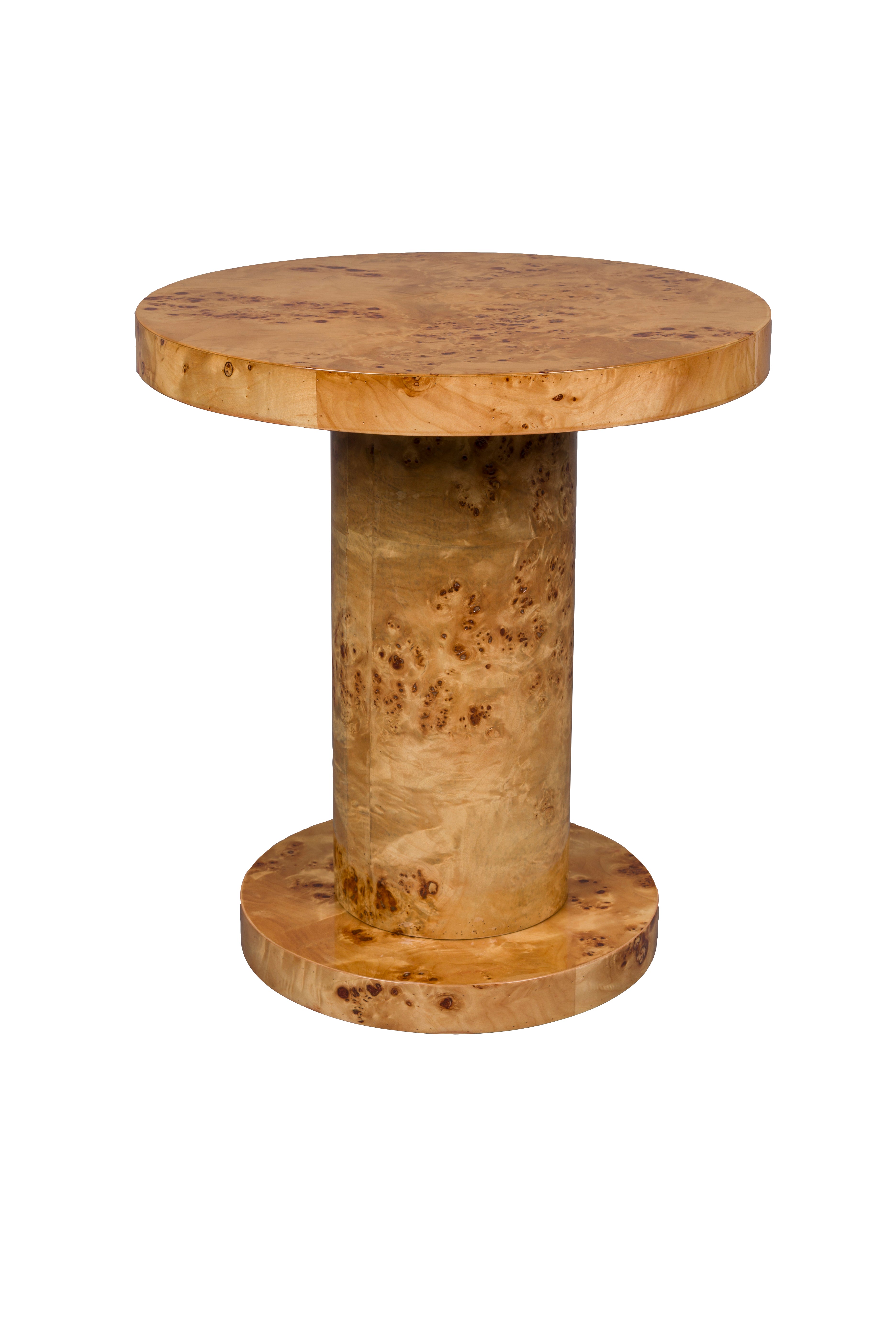 QUINN side table walnut veneer