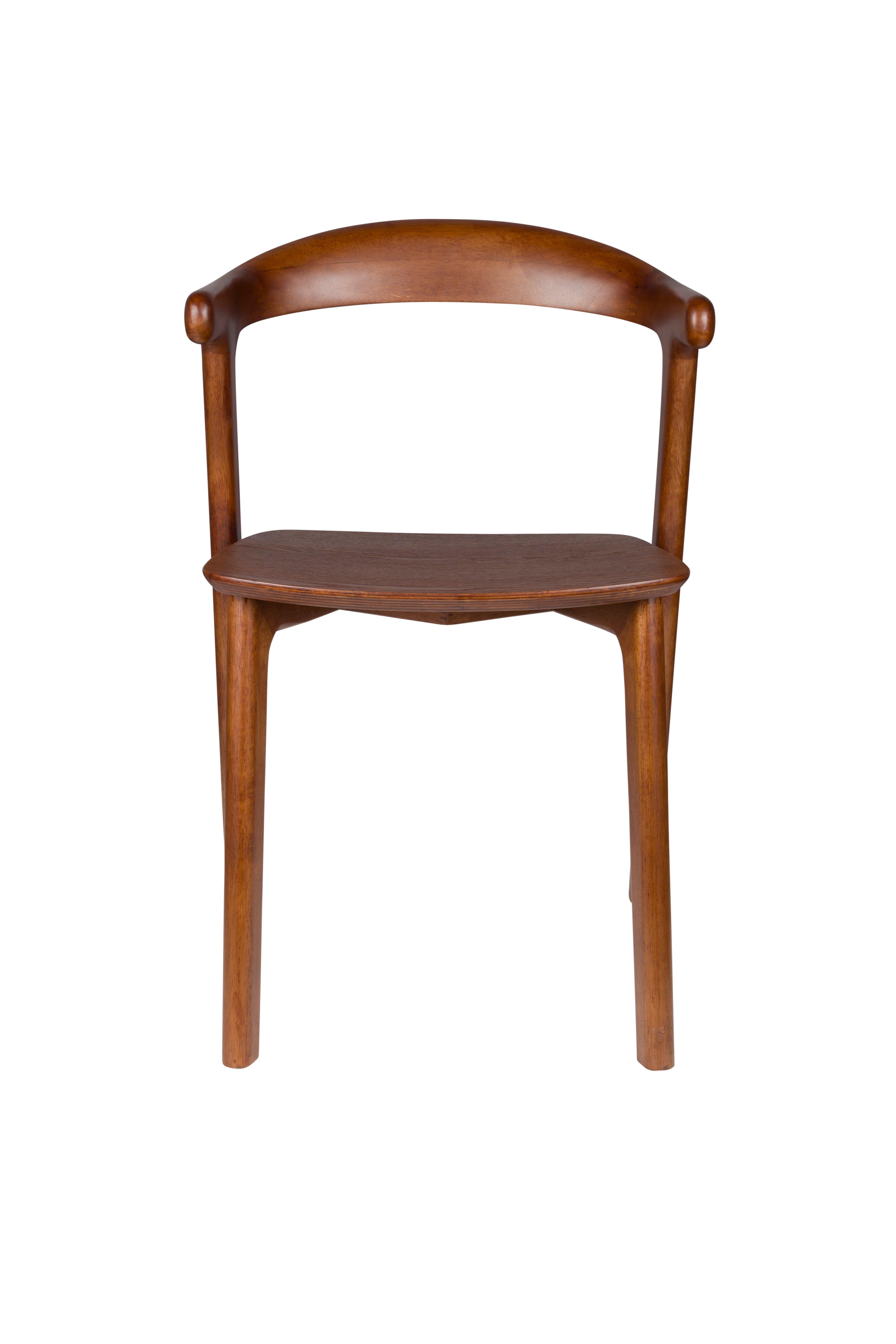 Stolička NORTHWOOD tmavohnedá