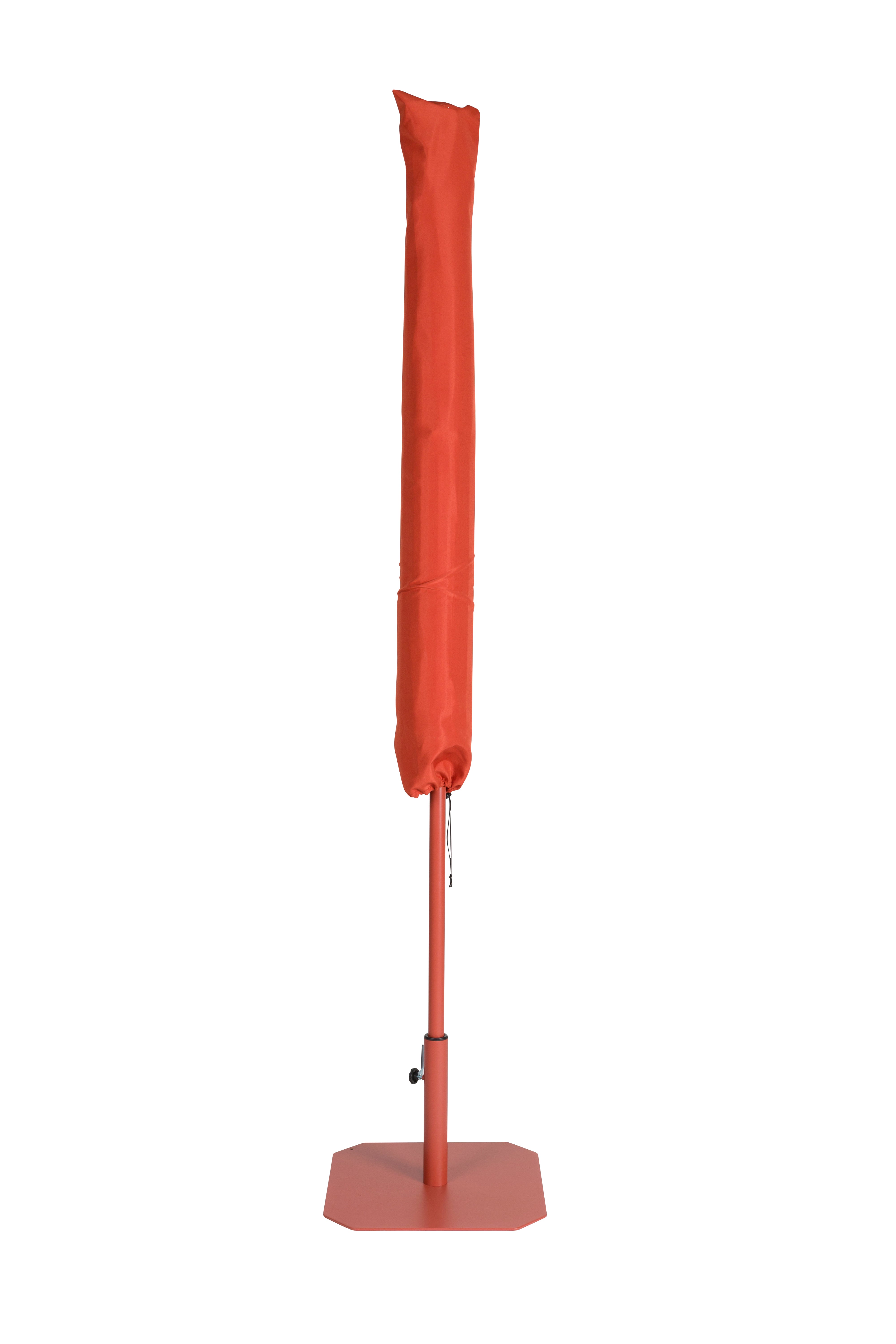SUNSHINE red parasol with base
