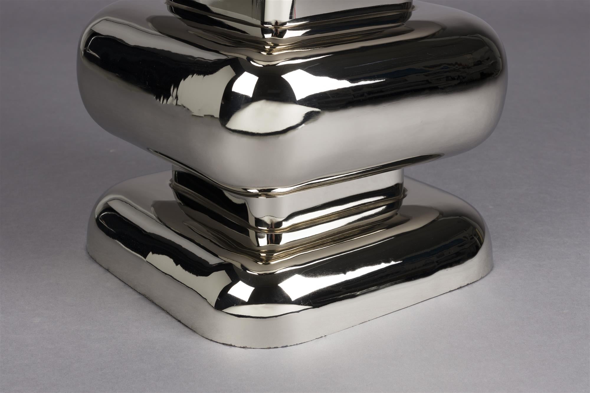 STUBBY chrome side table