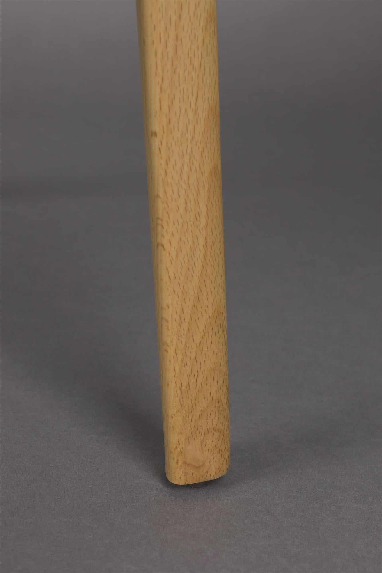 BABINGTON Chair brown with wooden base